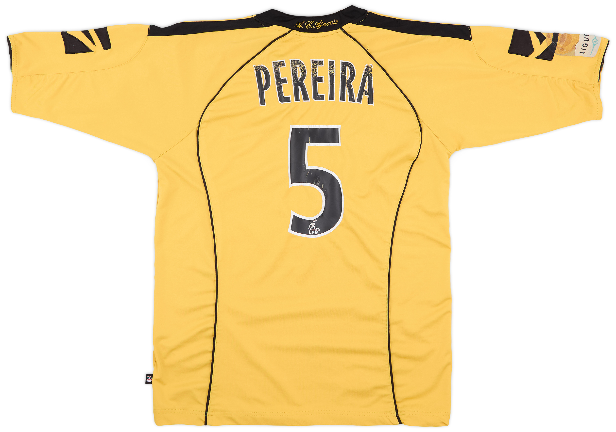2008-09 Ajaccio Away Shirt Pereira #5 - 6/10 - (M)