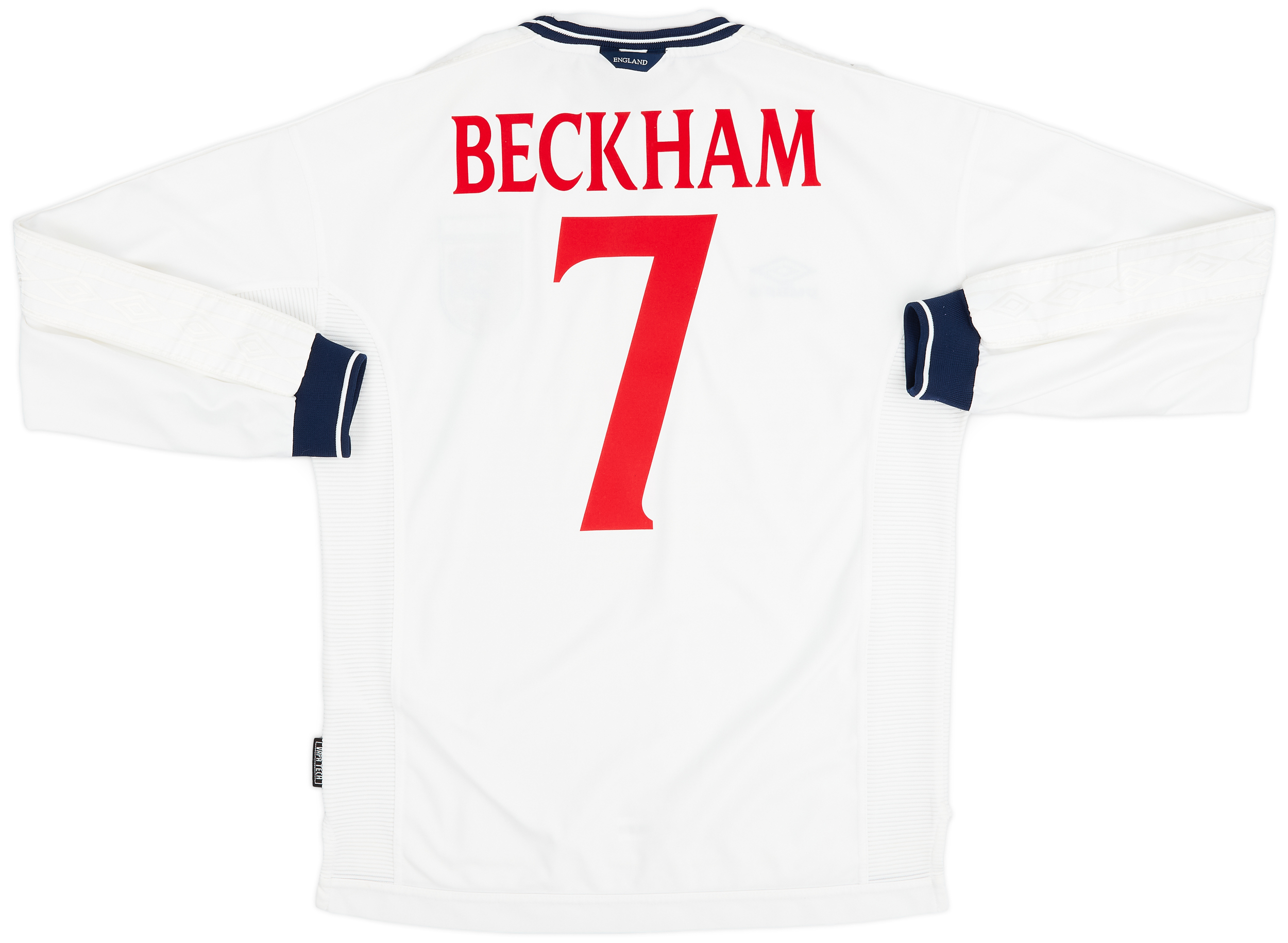 正規 2001-03 England away S/S Beckham #7】