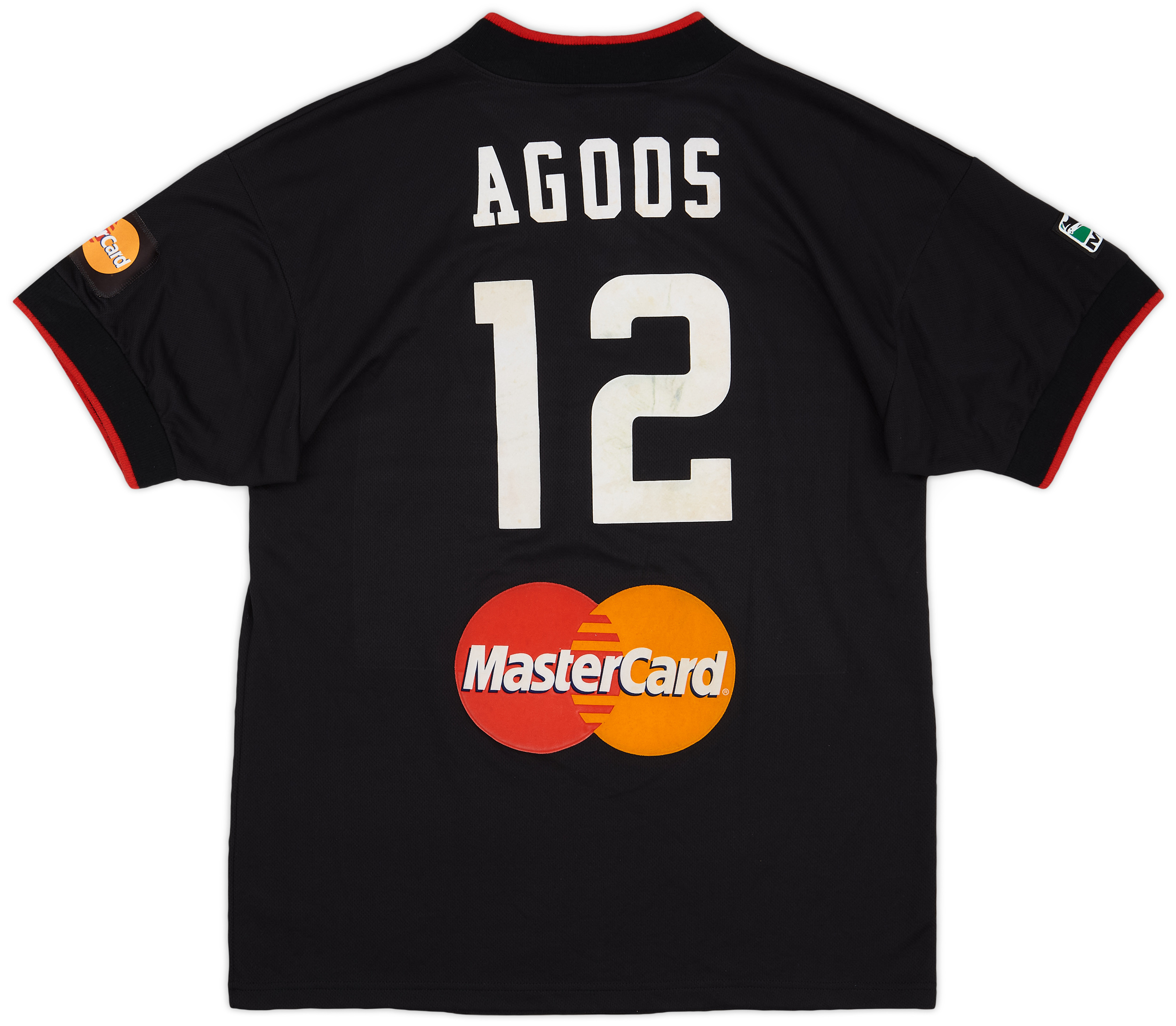 2000 DC United Match Issue Home Shirt Agoos #12