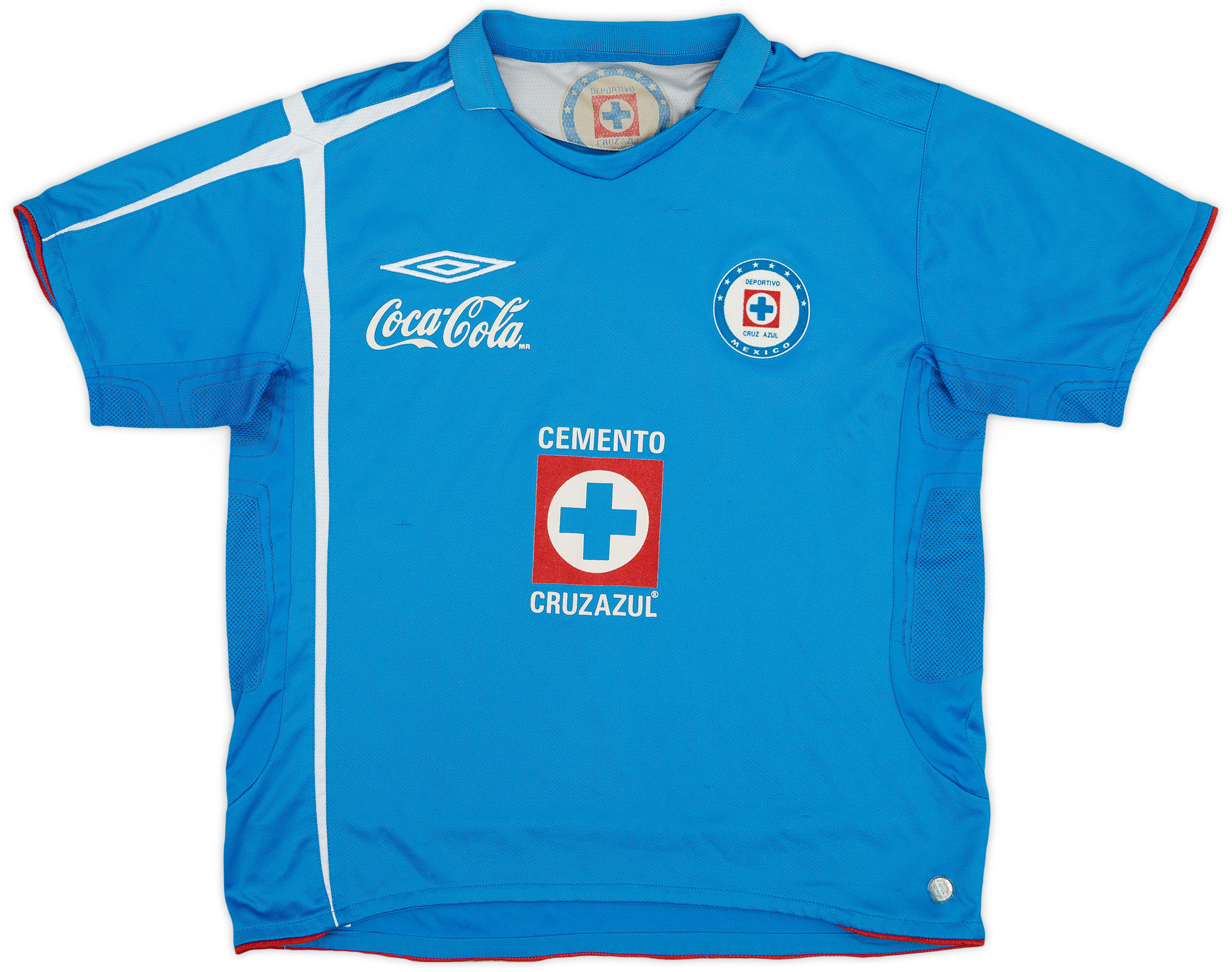 【US規格】希少 FILA DEPORTIVO CRUZ AZULサッカーシャツ Cruz Azul Jersey Authentic FILA Size Youth M Talla 10 KIDS