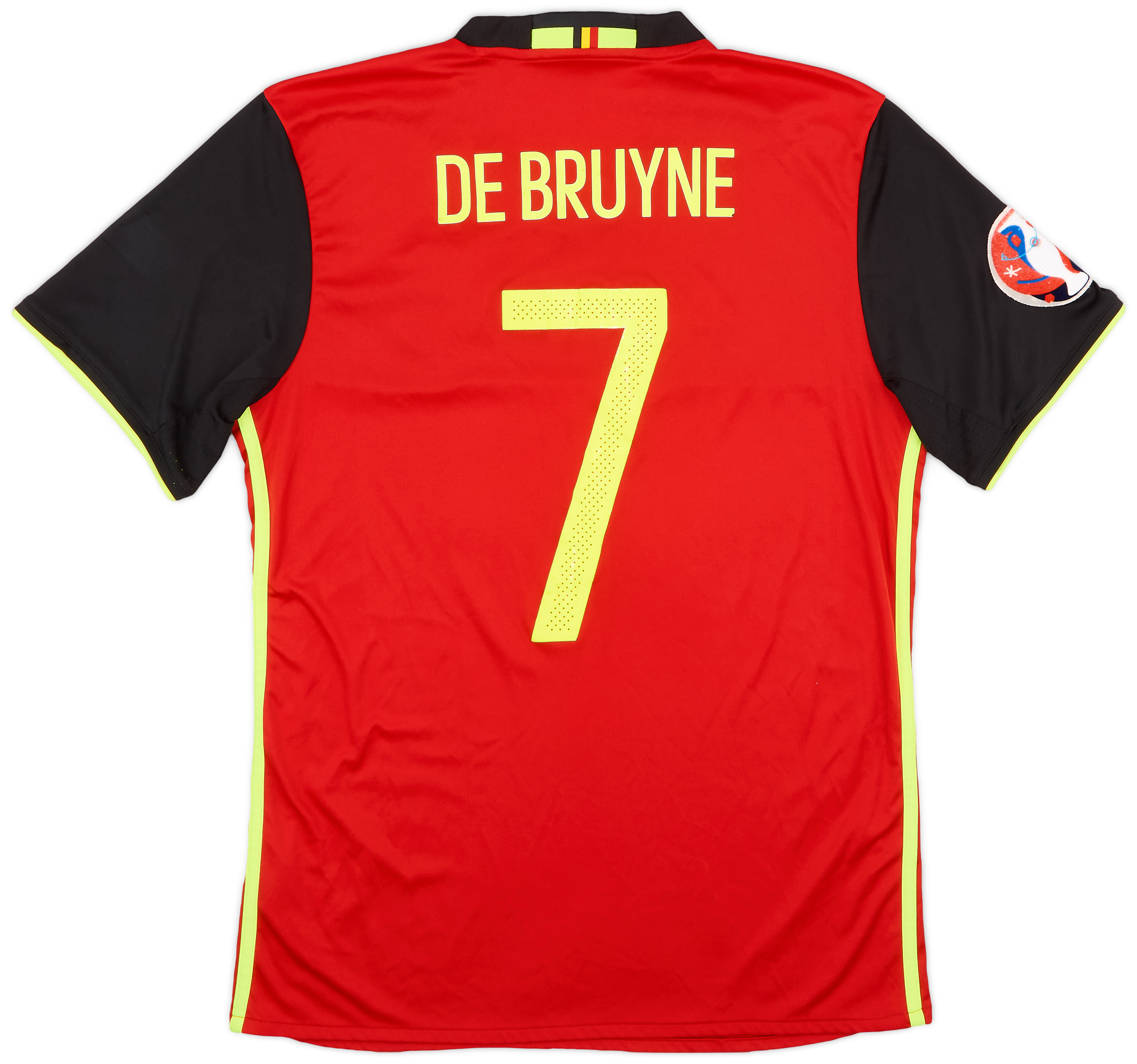 2016-17 Belgium Home Shirt De Bruyne #7 - 6/10 - (M)