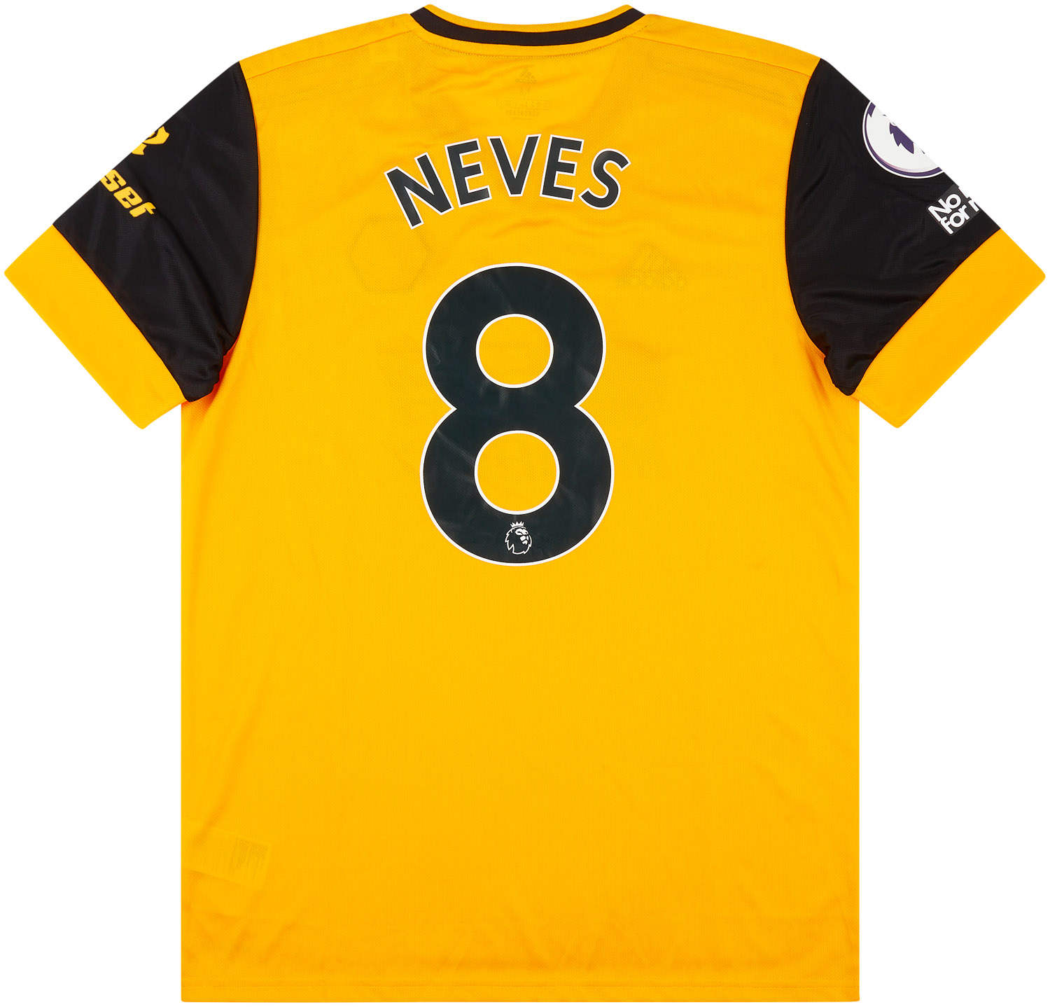 2020-21 Wolves Match Issue Home Shirt Neves #8 (v Man City)