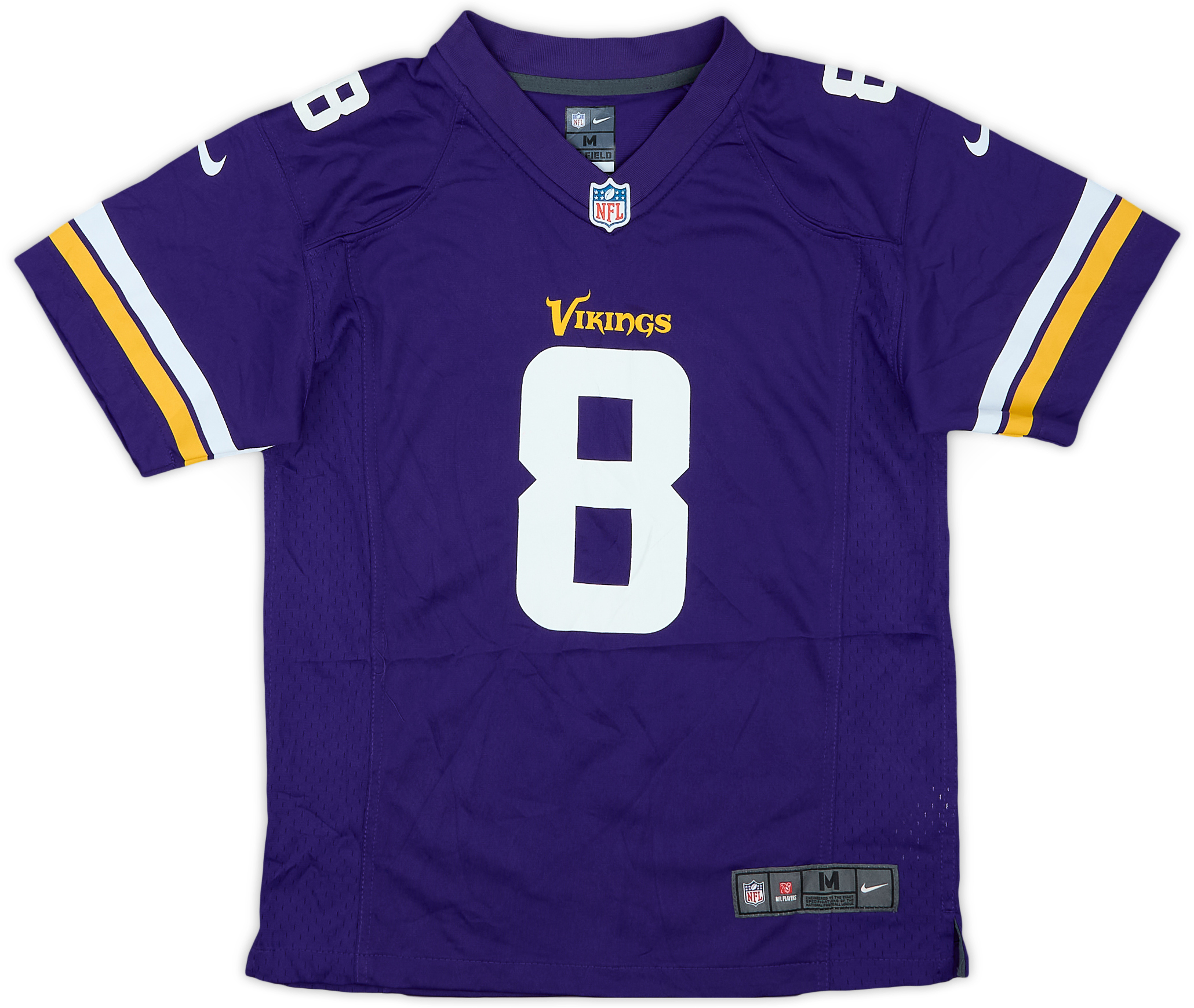 2016-17 Minnesota VIkings Bradford #8 Nike Game Home Jersey - 7/10 - (M ...