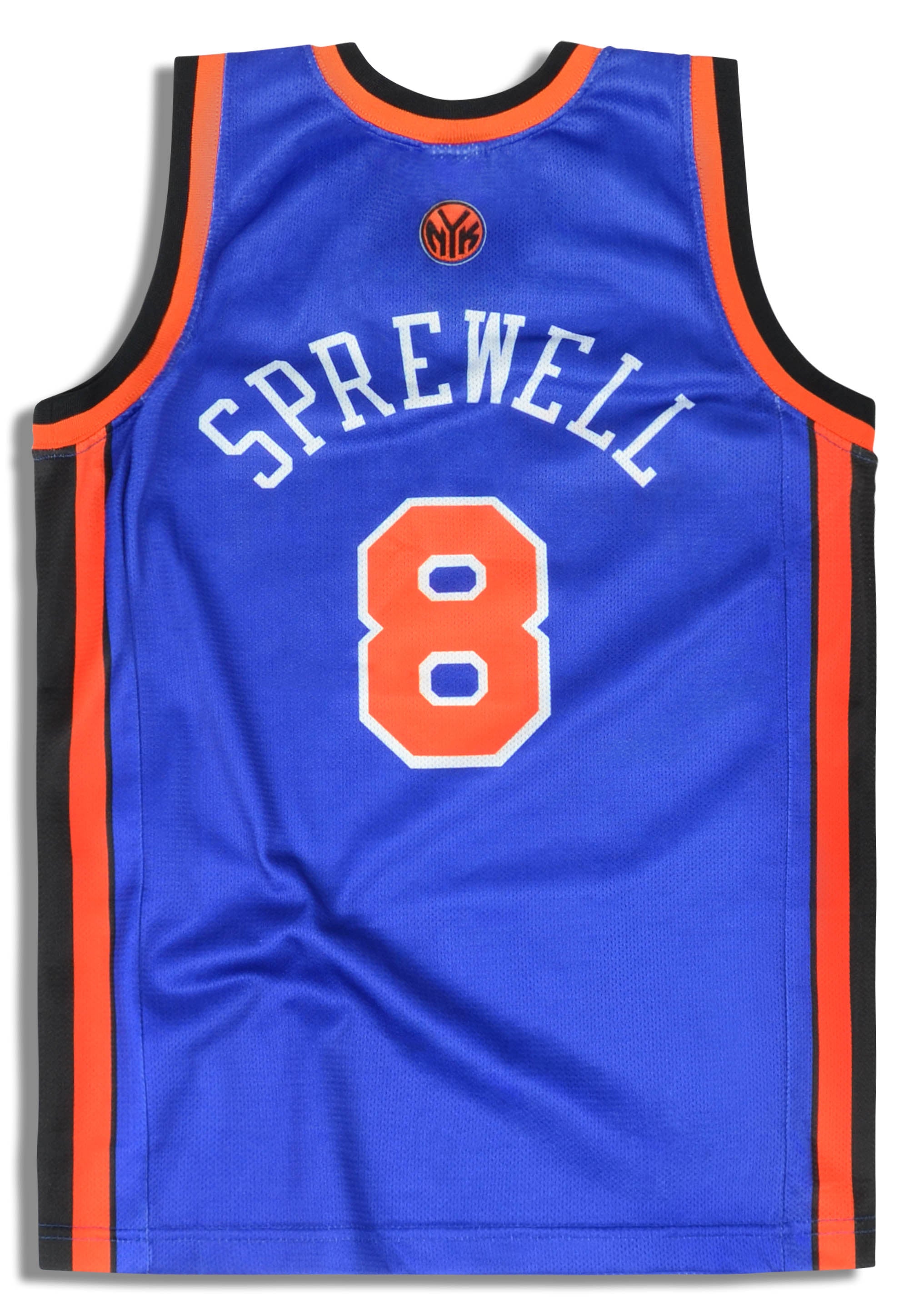 NEW YORK SPREWELL ユニフォーム 8 2002-03 New York Knicks Sprewell #8 Reebok Jersey (Alternate) Y