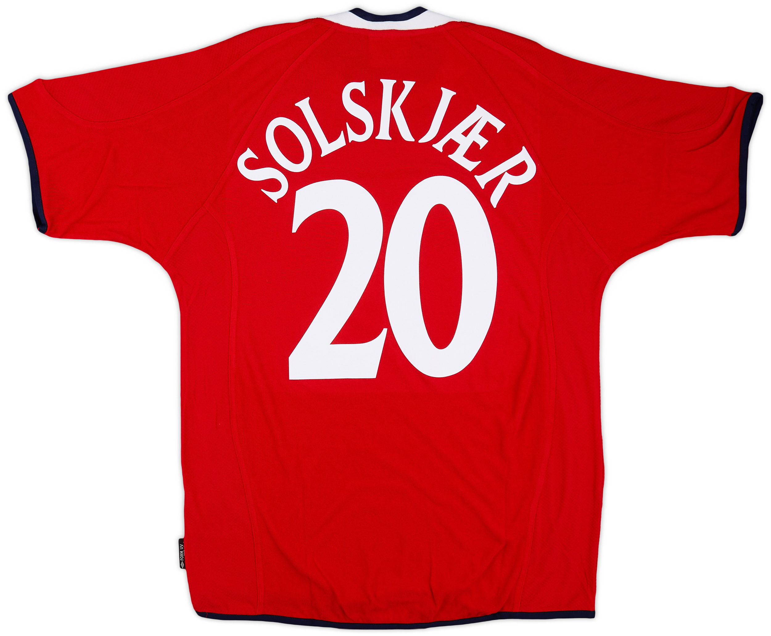 2000-02 Norway Home Shirt Solskjaer #20 (M)