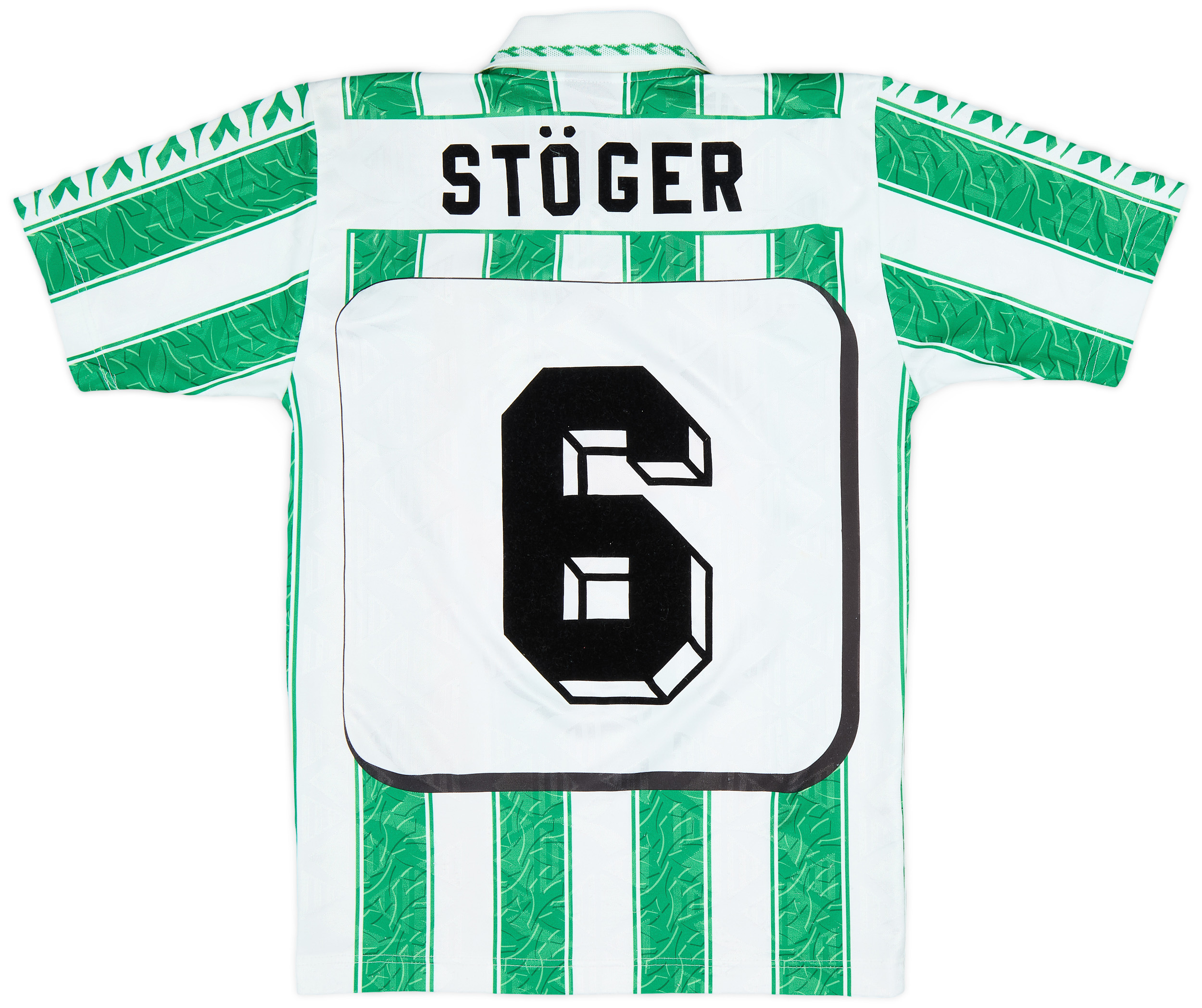 1996-98 Rapid Vienna Home Shirt Stoger #6 - 9/10 - (XS)