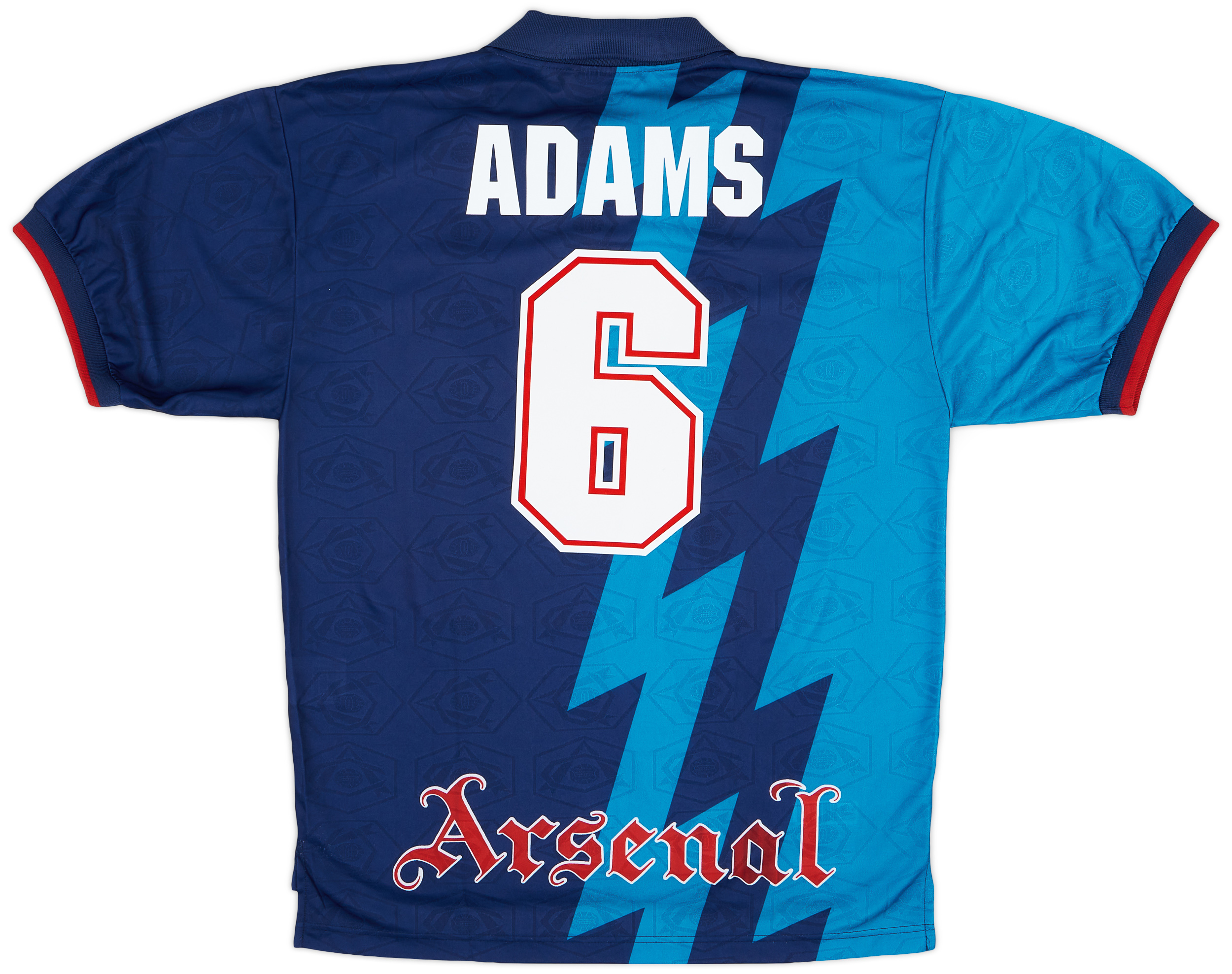 1995-96 Arsenal Away Shirt Adams #6 - 8/10 - (L)