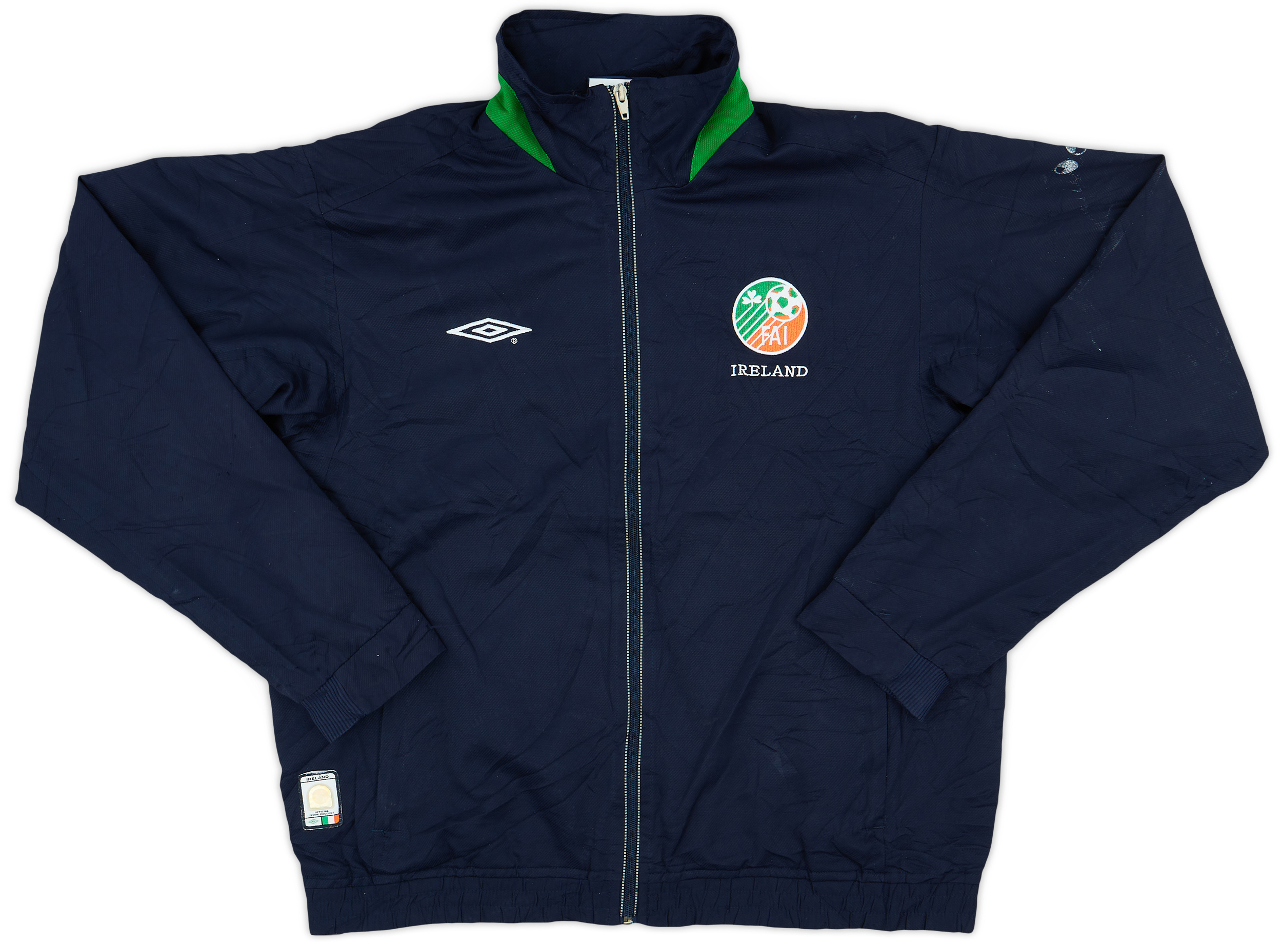未使用タグ付　02 Ireland UMBRO グリーン　日韓W杯　Lサイズ eaa349da88f81e7b2f10f5d981c6ef
