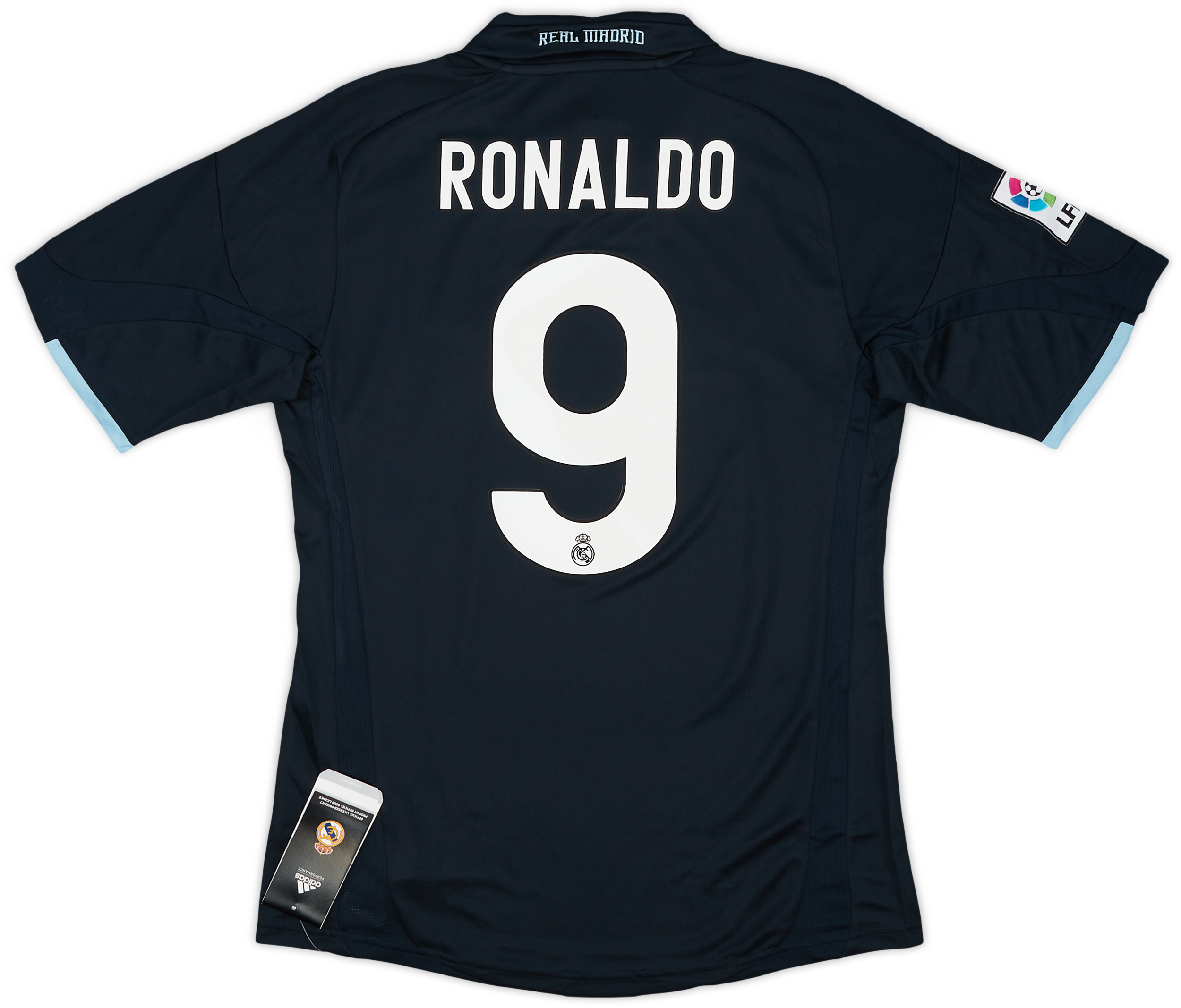 Vintage O4/05 Ronaldo #9 Real Madrid Polo Soccer Jersey