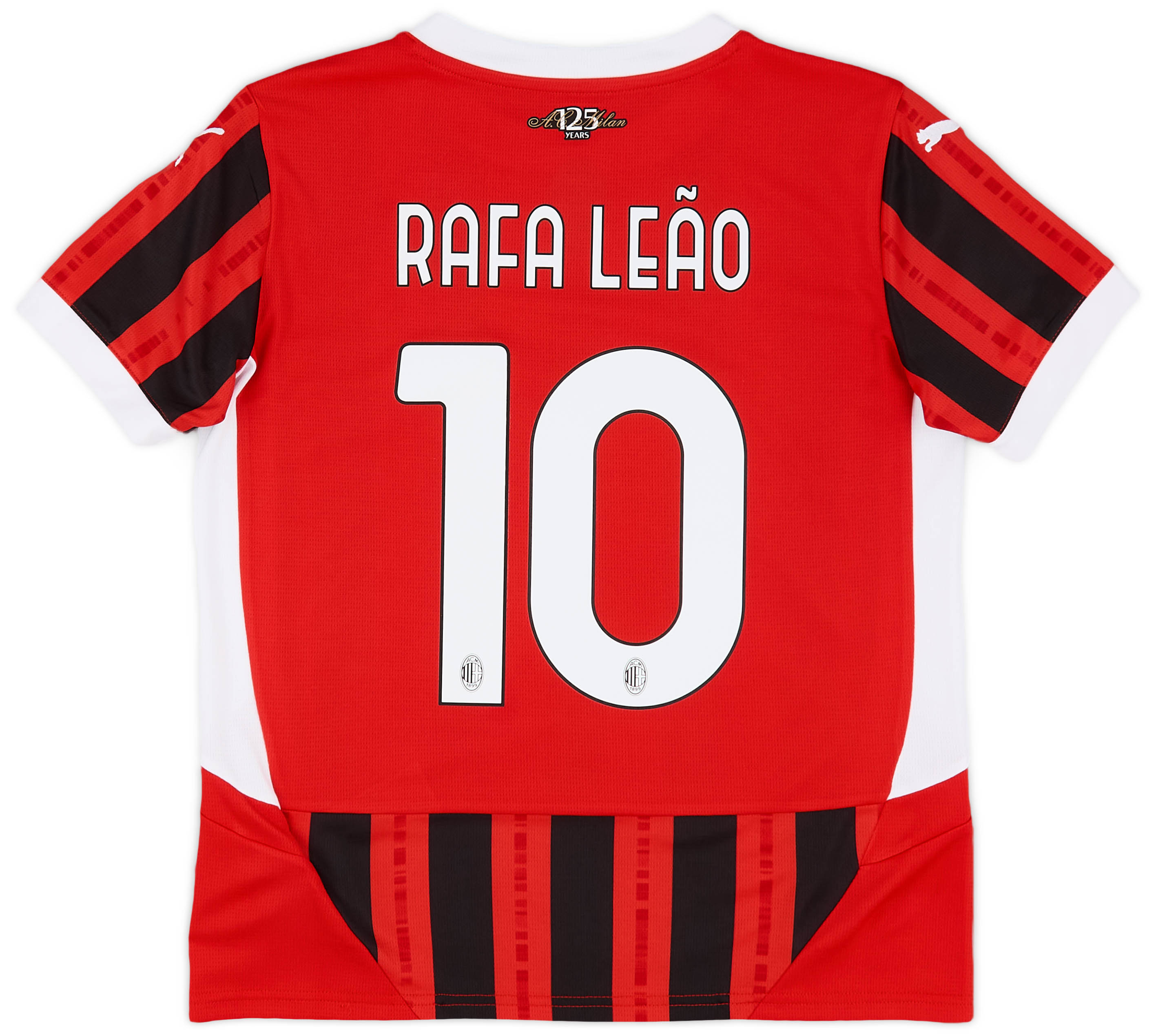 Men's Replica Puma AC Milan Rafa Leao Long Sleeve Home