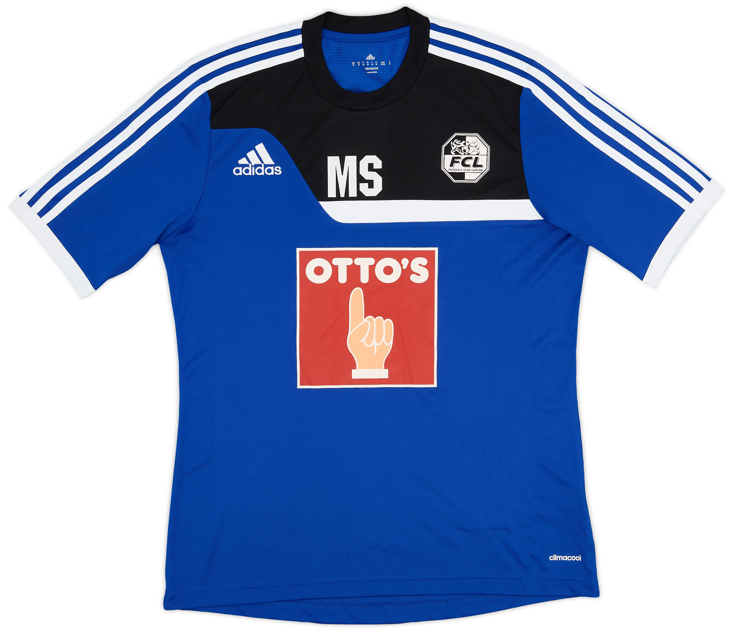 2013-14 Luzern Staff Issue adidas Training Shirt MS - 8/10 - (M)
