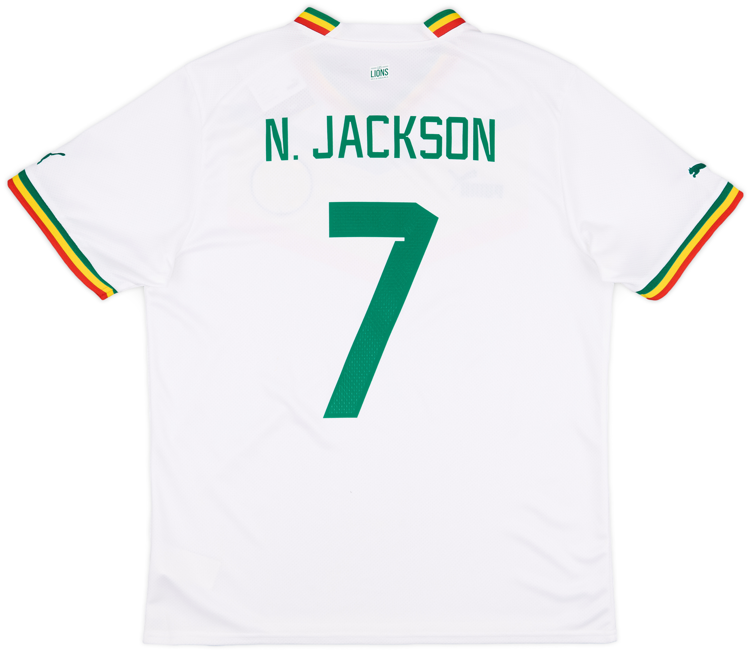 2022-23 Senegal Home Shirt N.Jackson #7