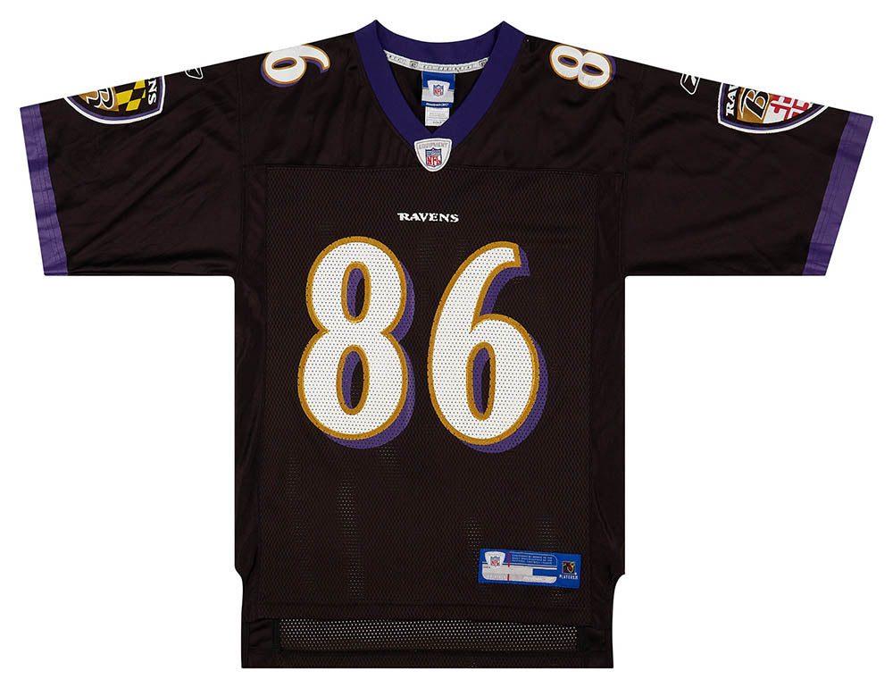2005-06 Baltimore Ravens Heap #86 Reebok On Field Jersey (Alternate) S