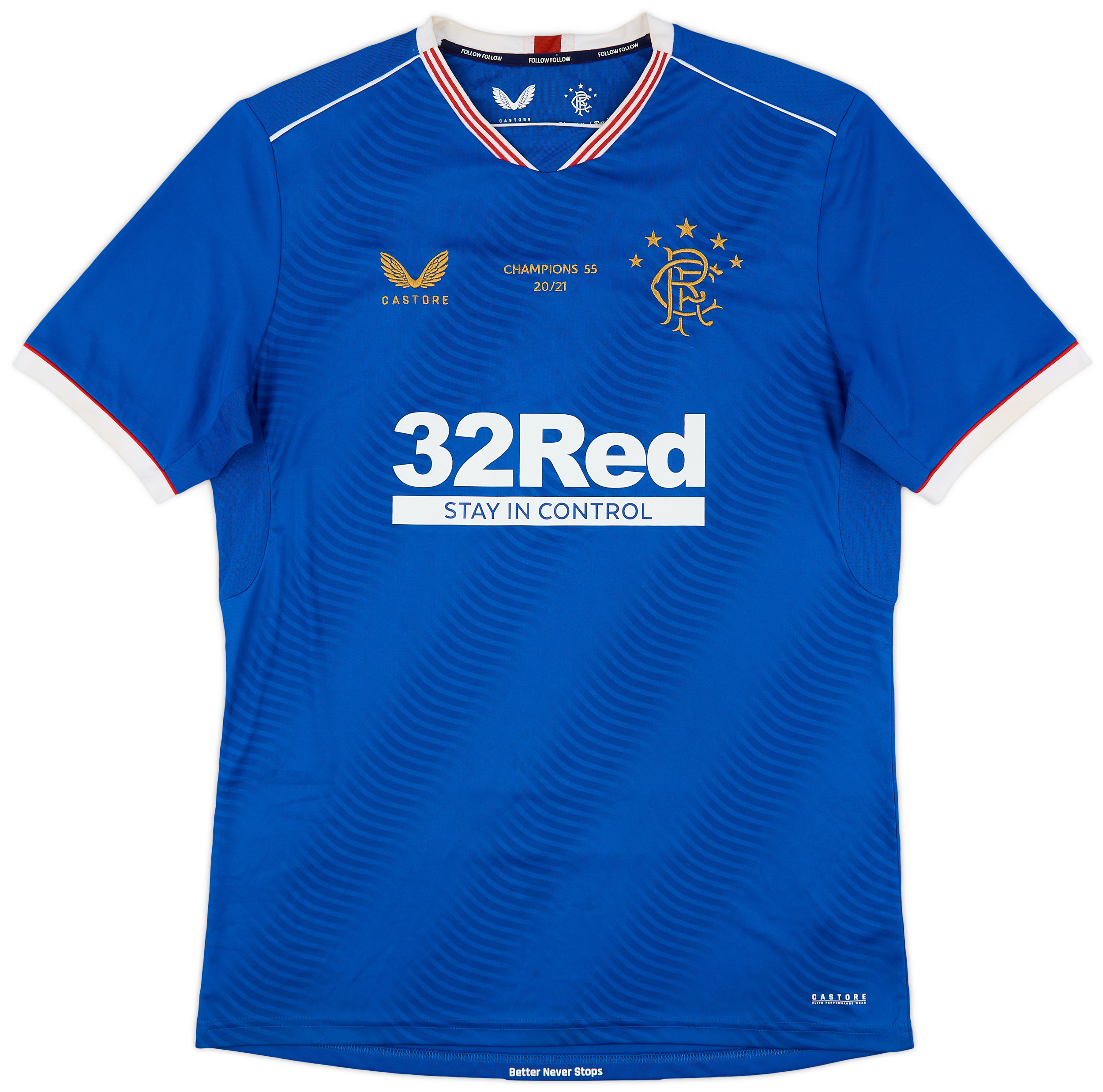 2020-21 Rangers Home Shirt - 10/10 - (L)