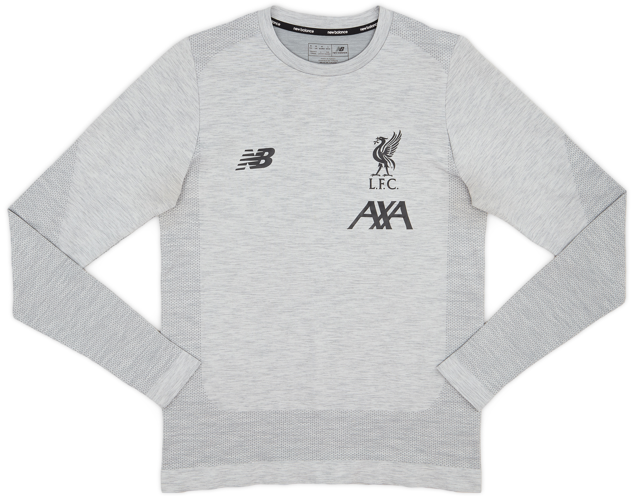 2018 19 Liverpool New Balance Training L S Shirt 10 10 M