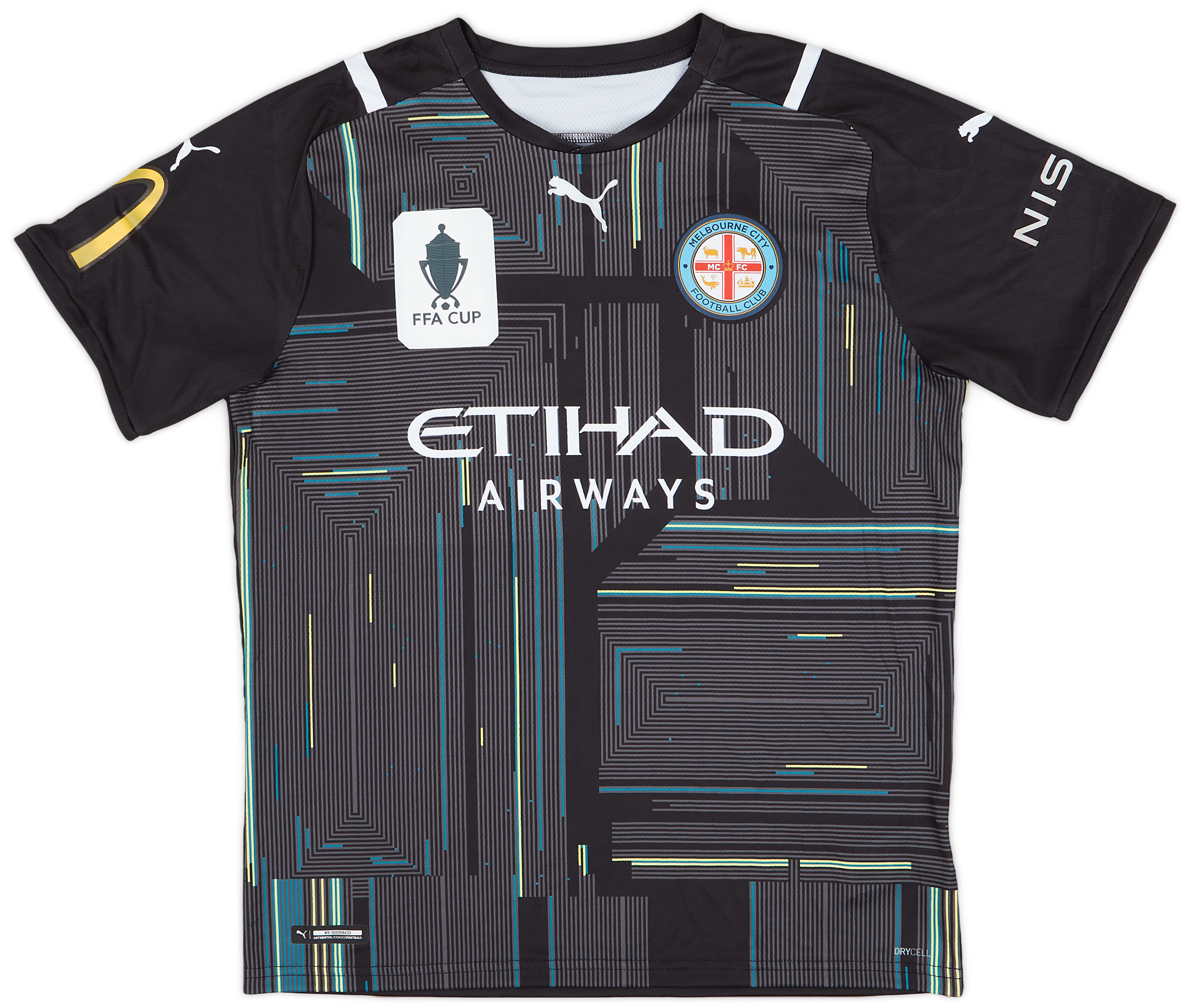2021-22 Melbourne City Player Issue FFA Cup GK Shirt #30