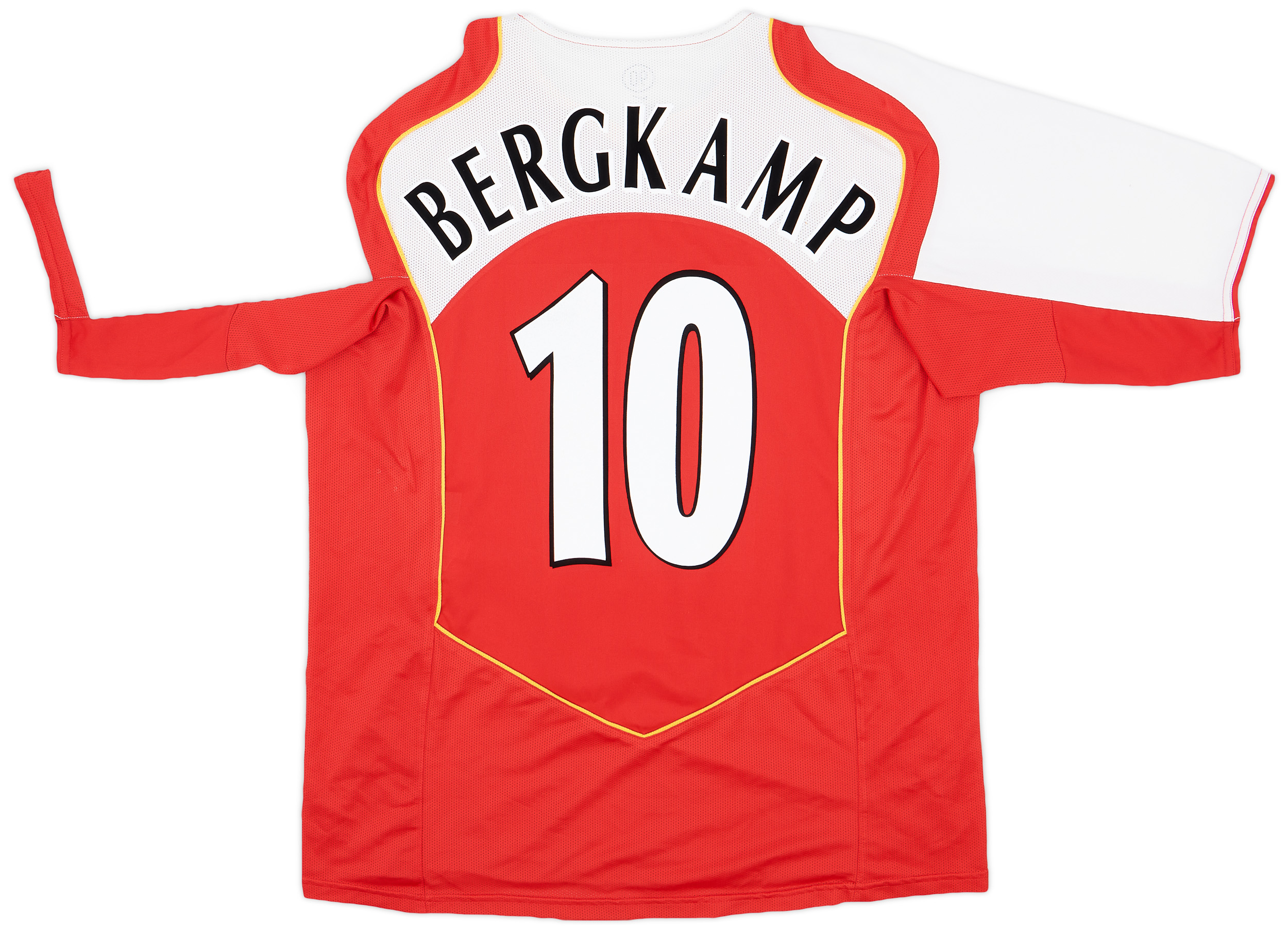 ウェア Arsenal Away 2004/2005 #10 BERGKAMP 2004-06 Arsenal Away L/S Shirt Bergkamp #10 - 9/10 - (S)