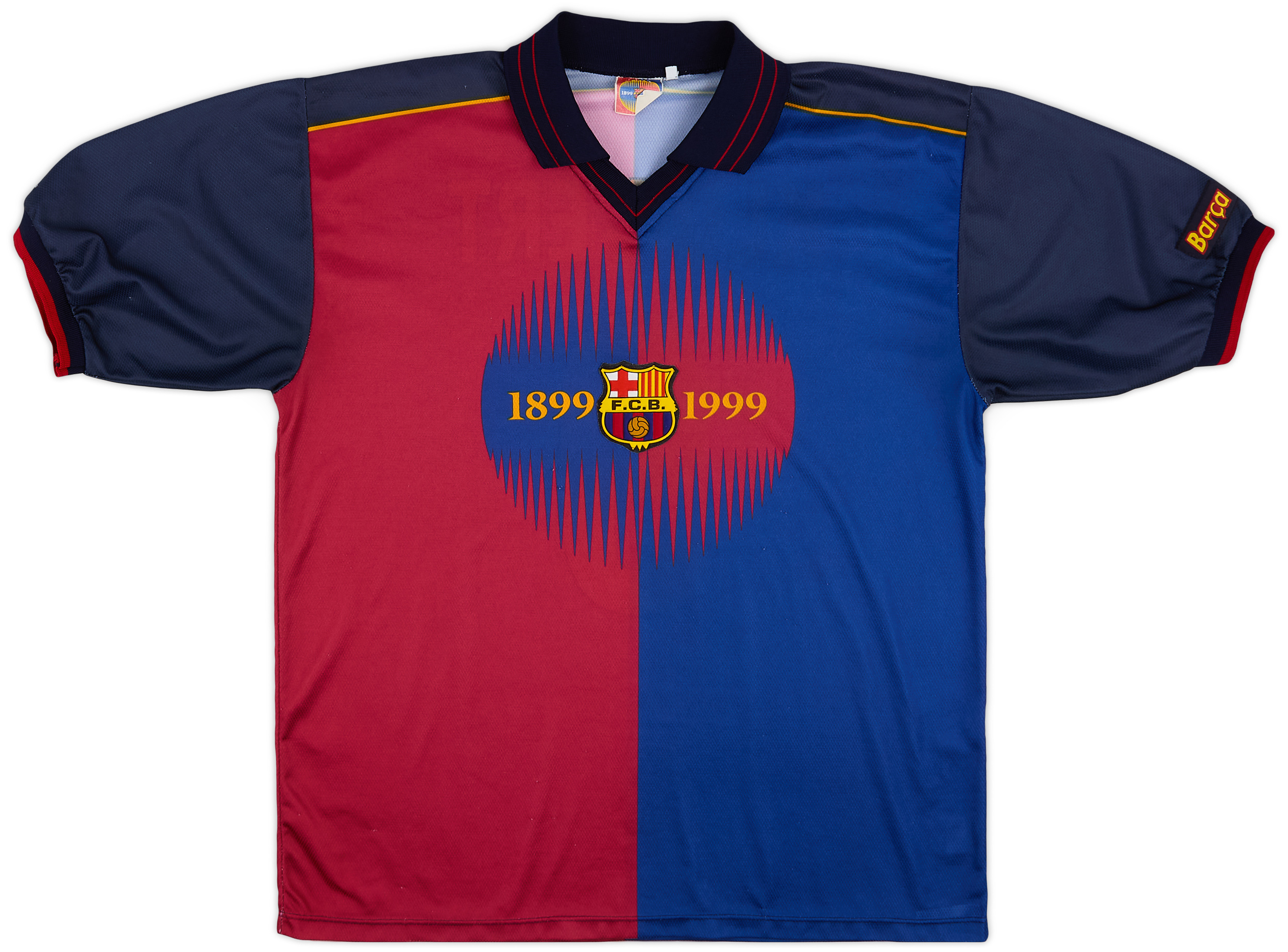 1999 00 Barcelona Centenary Fan Tee Kluivert 9 6 10 XL