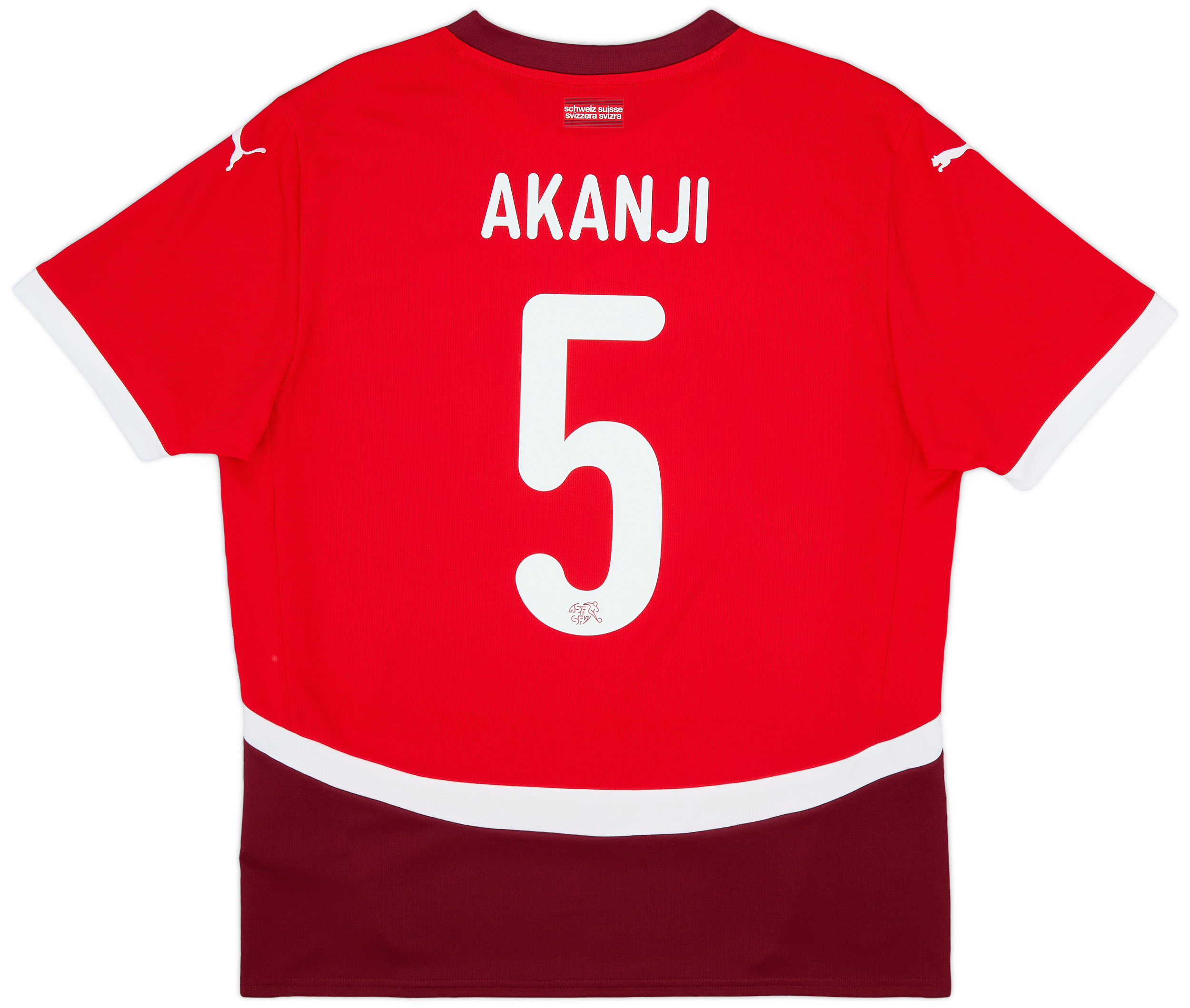 2024-25 Switzerland Home Shirt Akanji #5