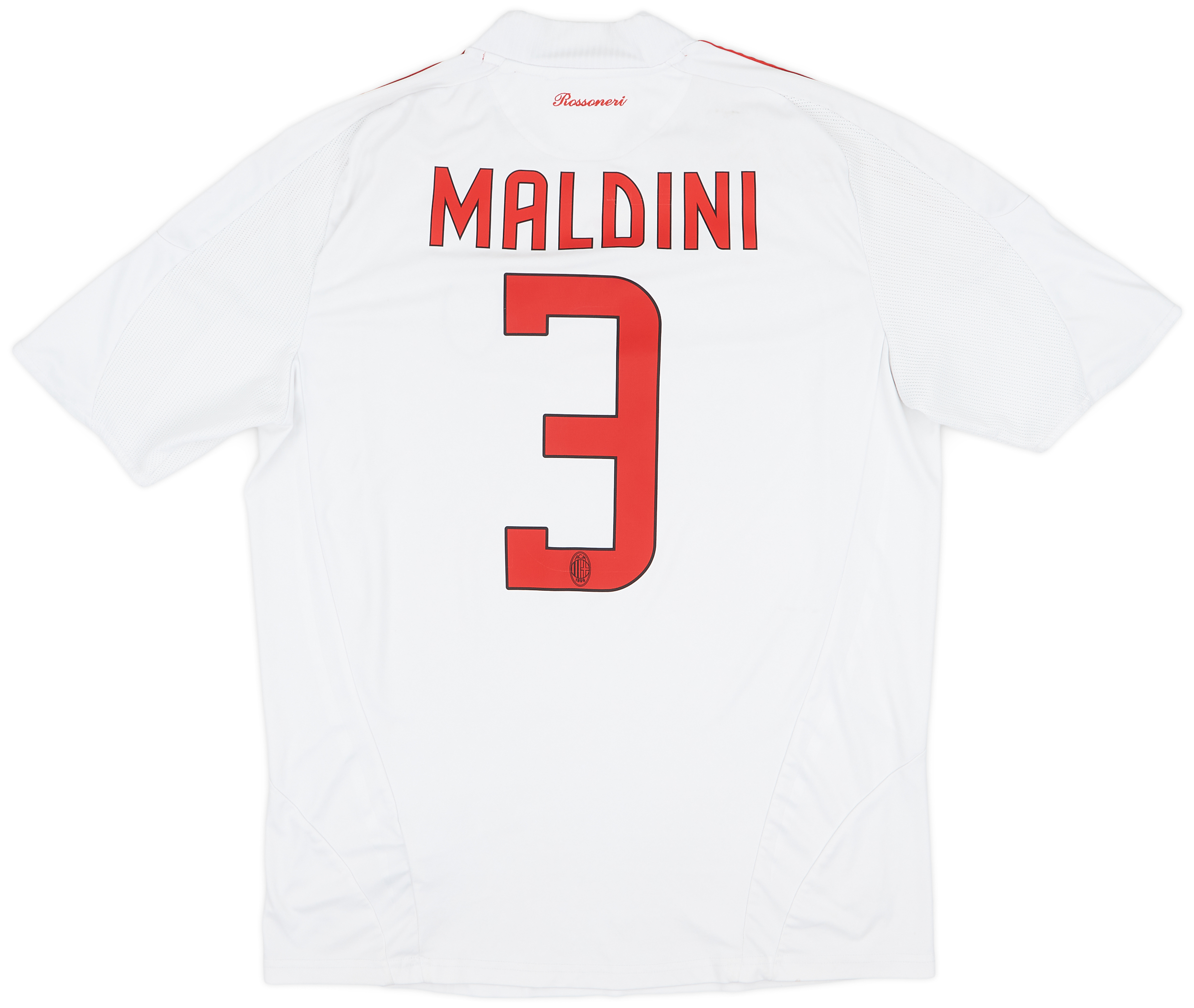 09-10 AC MILAN No.3 MALDINI 引退記念ユニーフォーム ACミラン（H）09/10 マルディーニ＃3引退モデル - DON