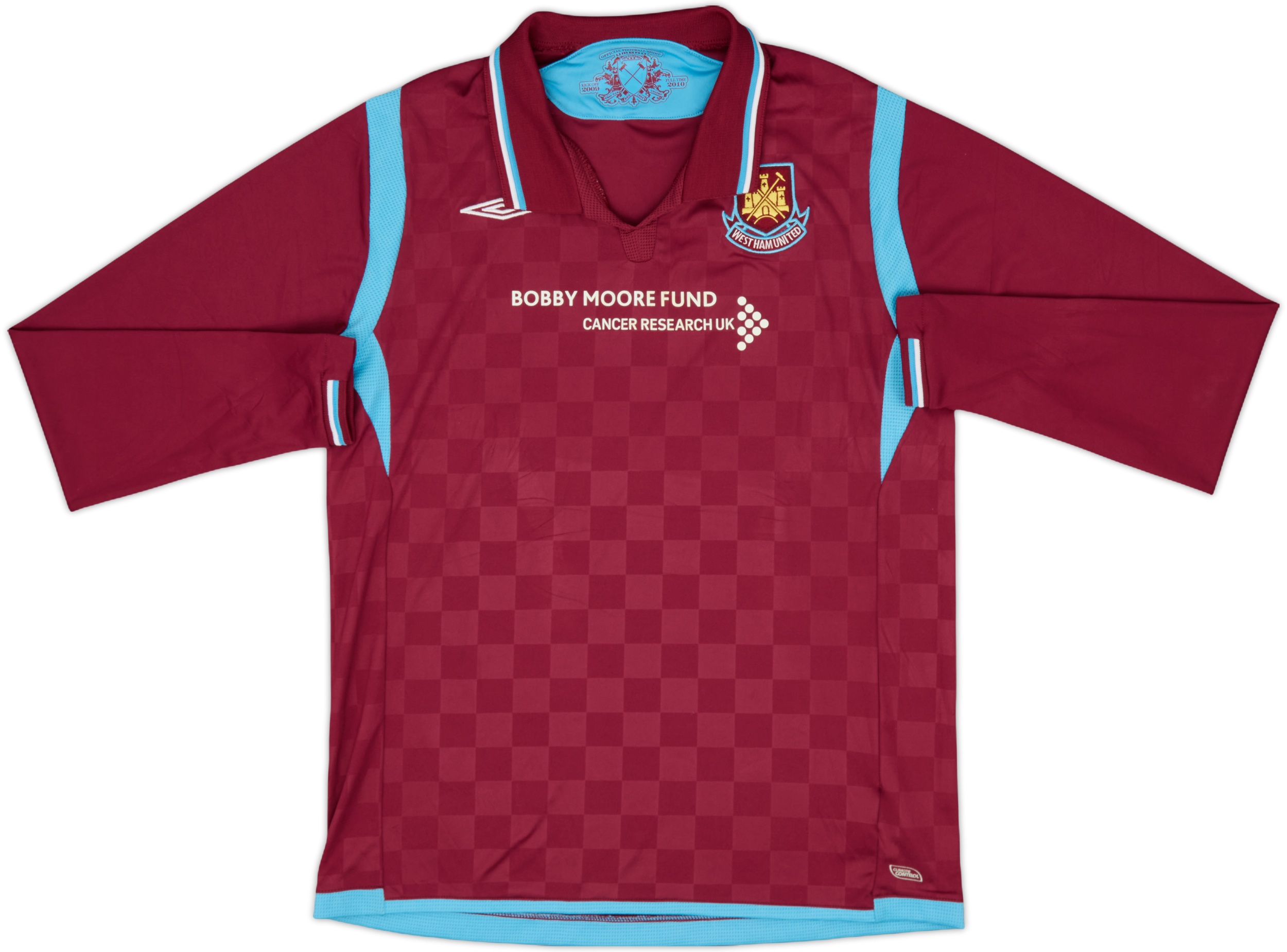 2009-10 West Ham Home L/S Shirt - 8/10 - (XL.Boys) 2009-10 West Ham Home L/S Shirt - 8/10 - (XL.Boys)