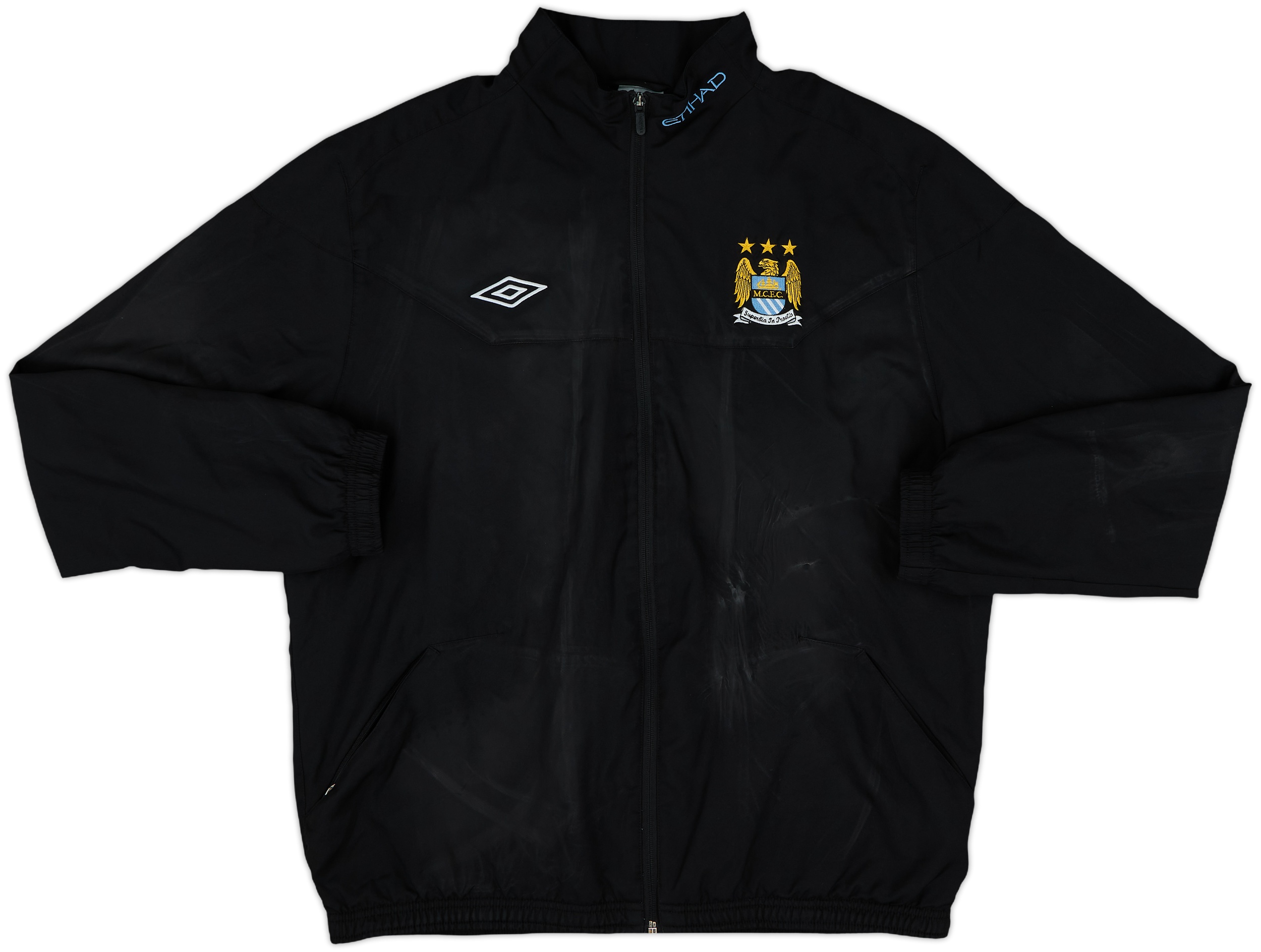 ウェア Umbro Manchester City 2010/12 Manchester City Vintage Umbro Football 1/4 Zip