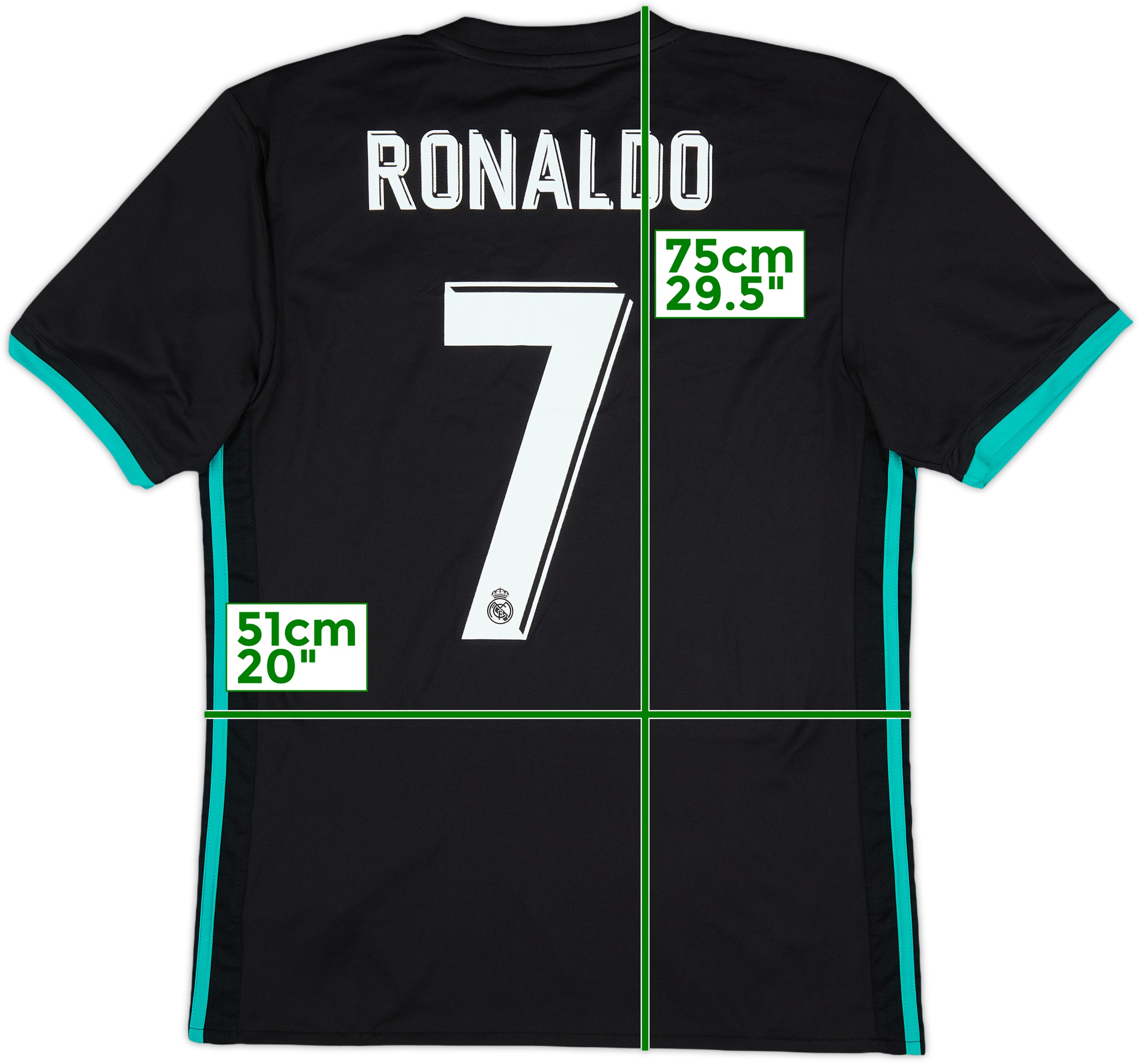 2017-18 Real Madrid Away Shirt Ronaldo #7 (M)