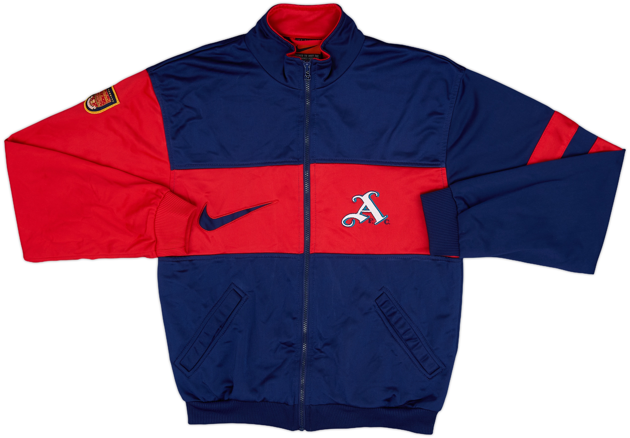 1996-97 Arsenal Nike Track Jacket - 8/10 - (XL)