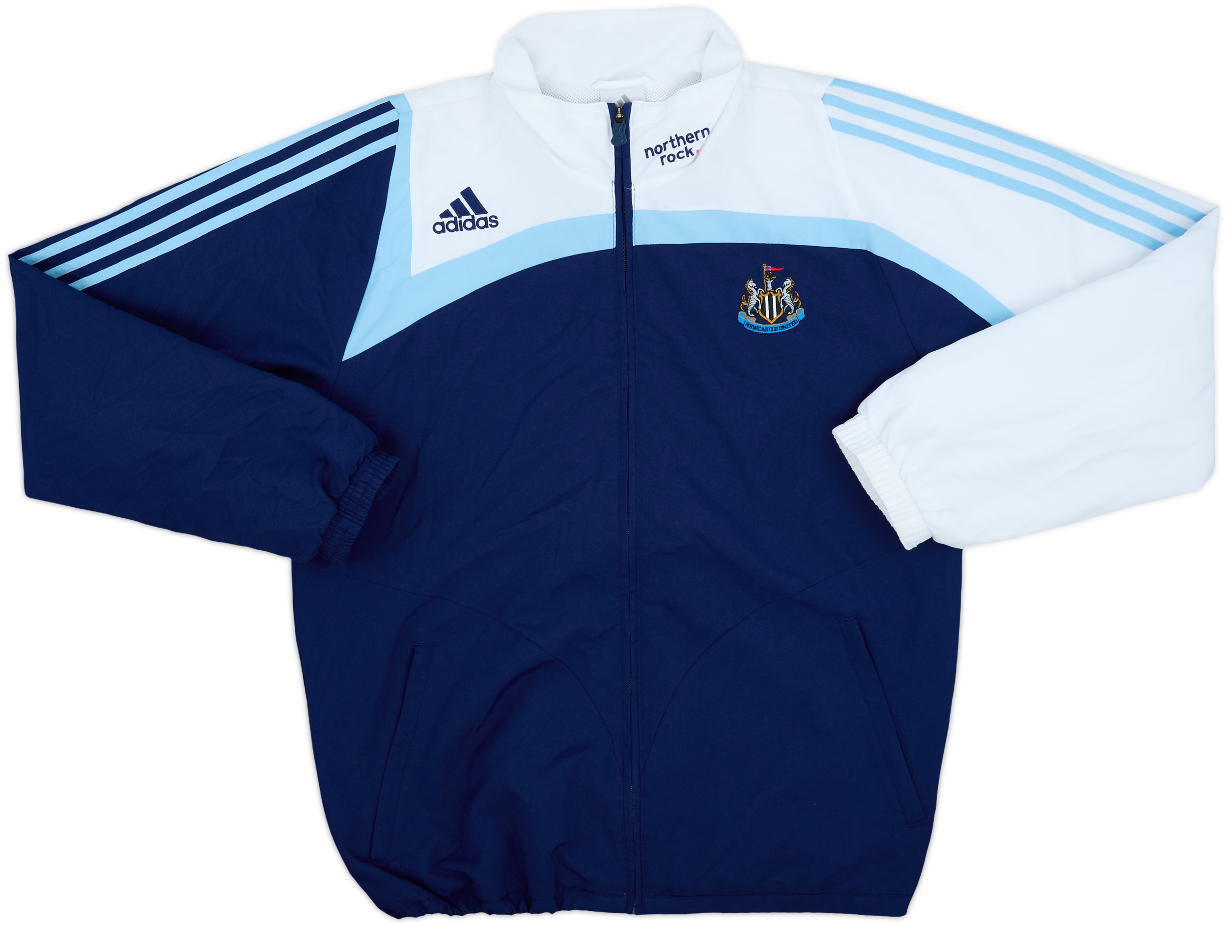 2007-08 Newcastle adidas Track Jacket - 8/10 - (L)