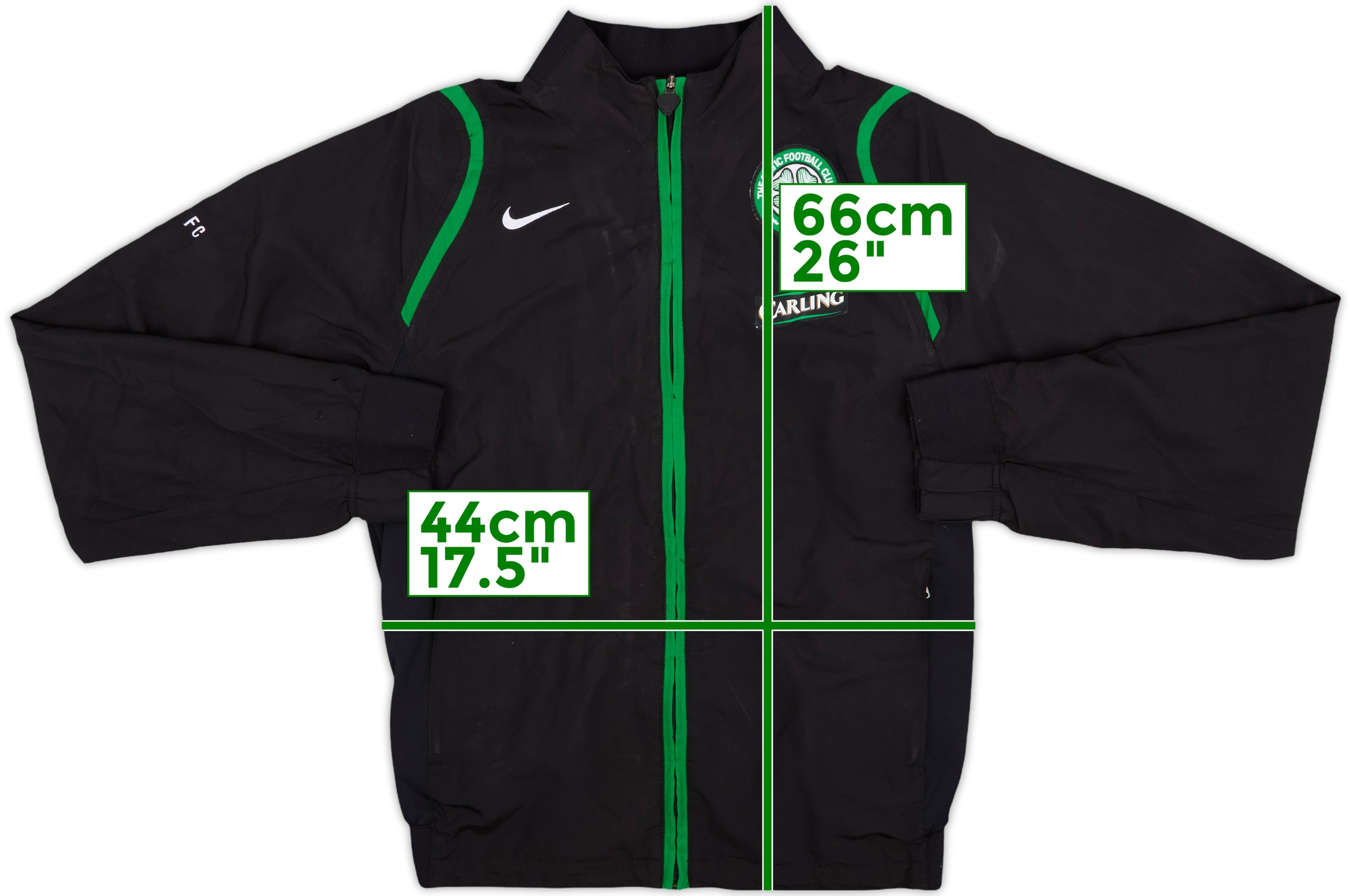 2006-07 Celtic Nike Track Jacket - 8/10 - (S)
