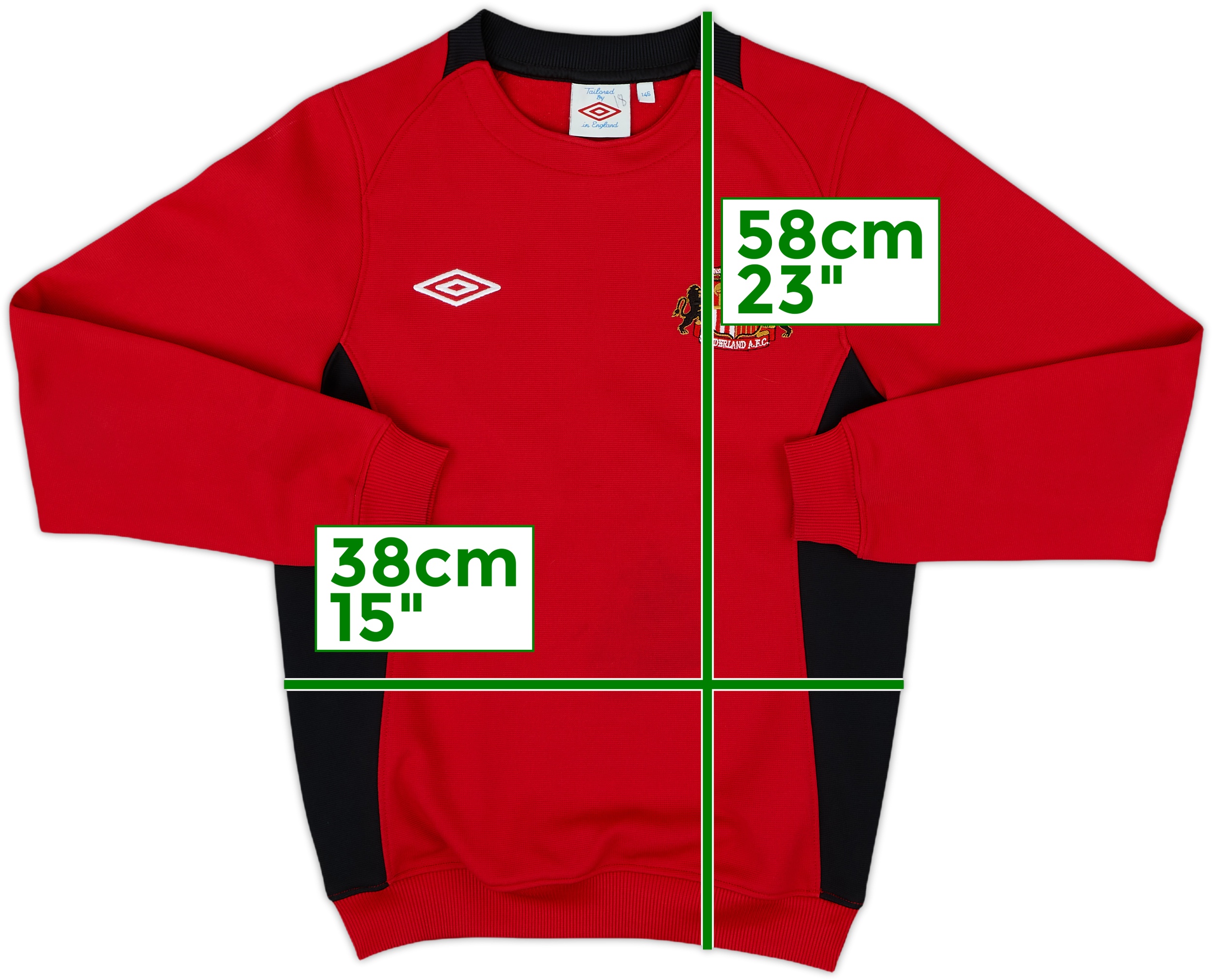 2010-11 Sunderland Umbro Sweat Top - 7/10 - (M.Boys)