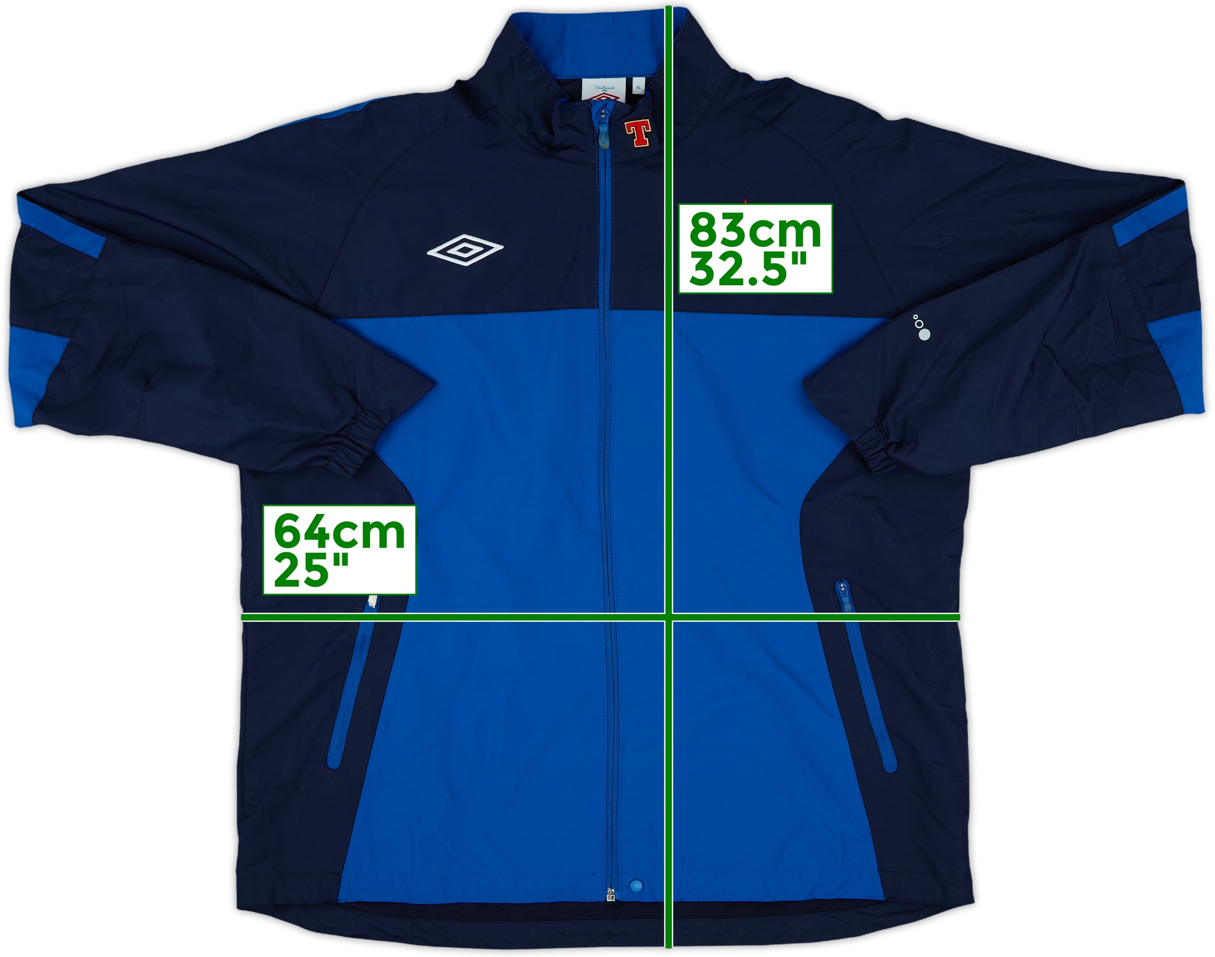 1987-90 Rangers Umbro 1/4 Zip Sweat Top - 8/10 - (M)