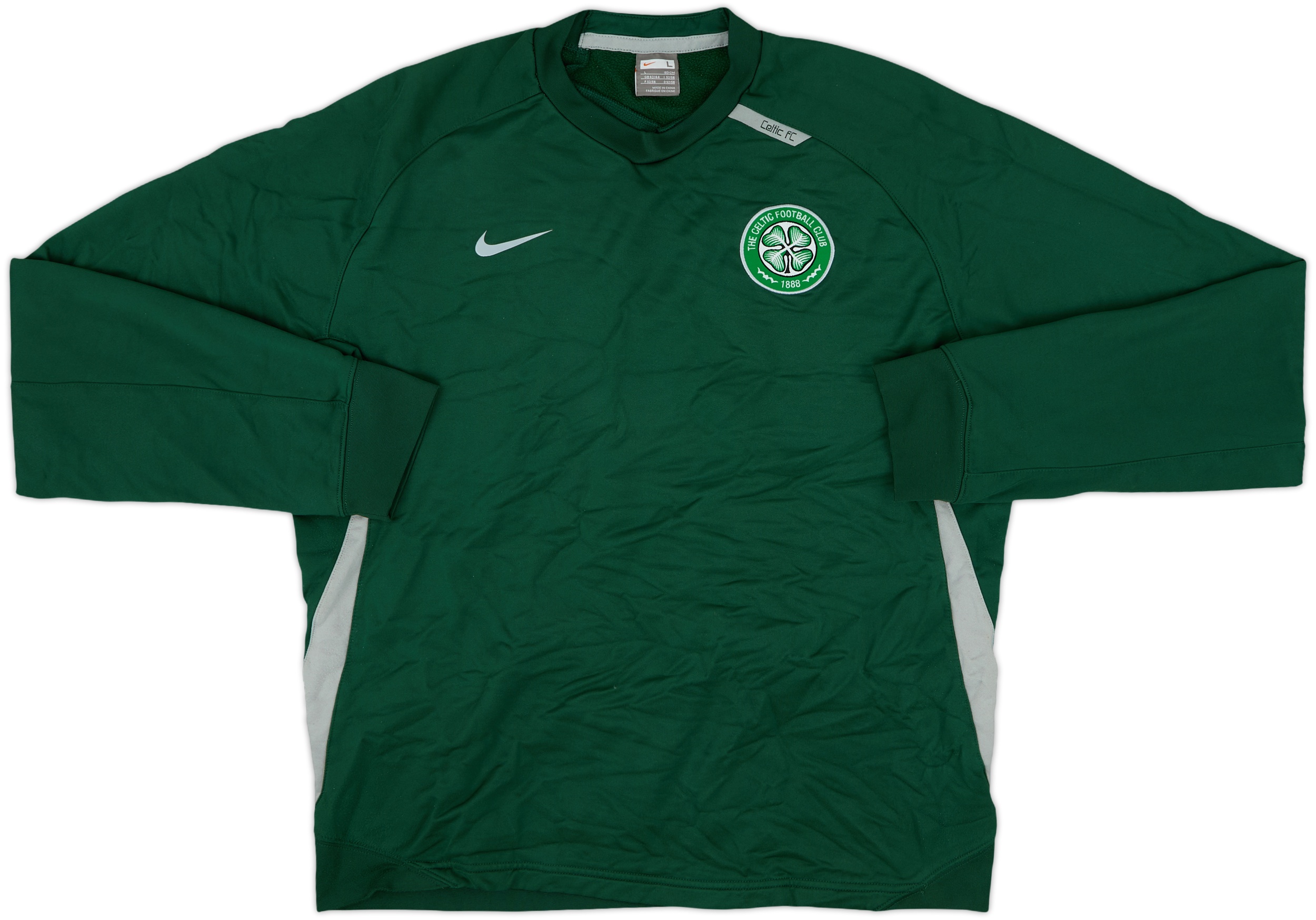 2007-08 Celtic Nike Sweat Top - 8/10 - (L)