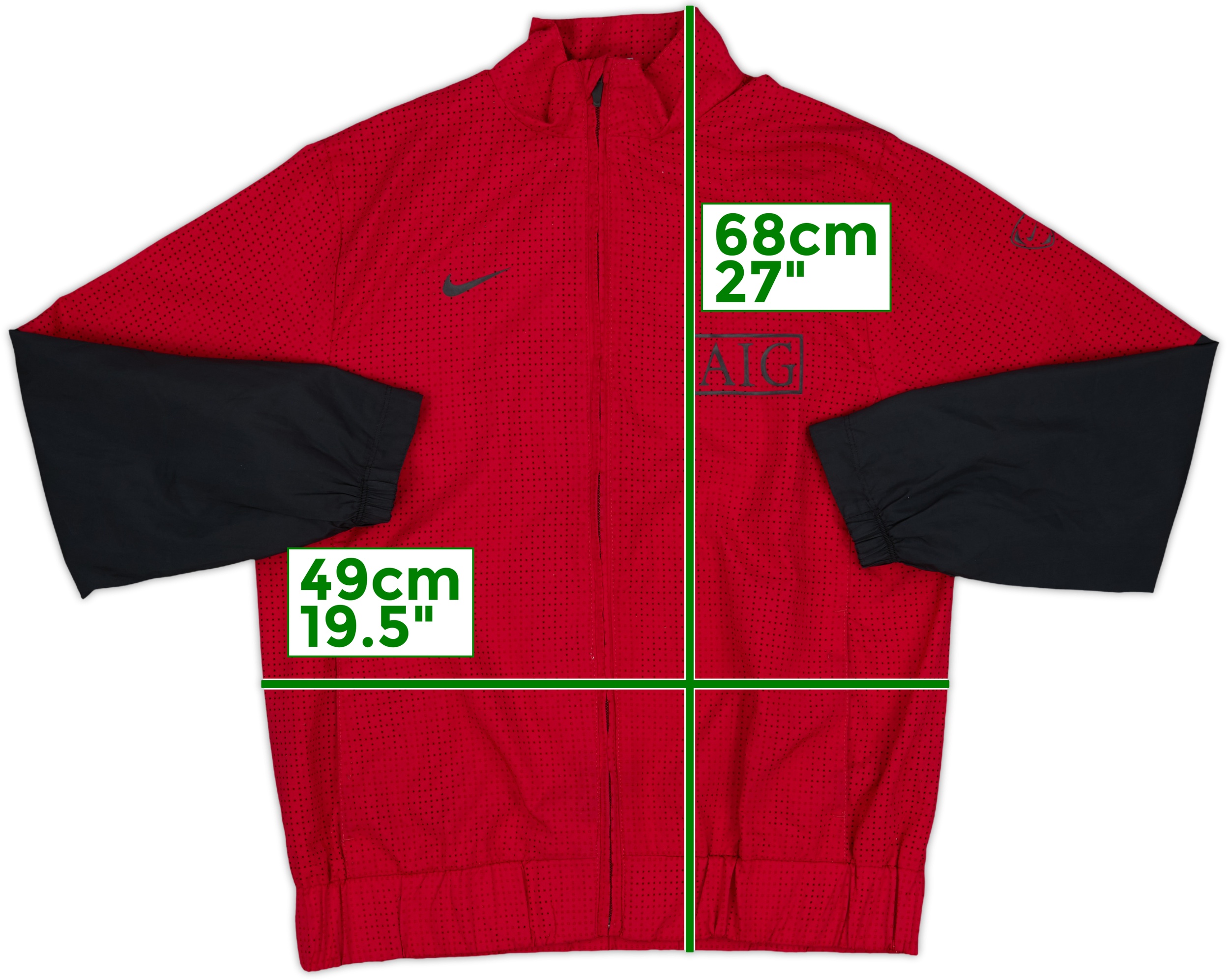 2009-10 Manchester United Nike Track Jacket - 8/10 - (L.Boys)