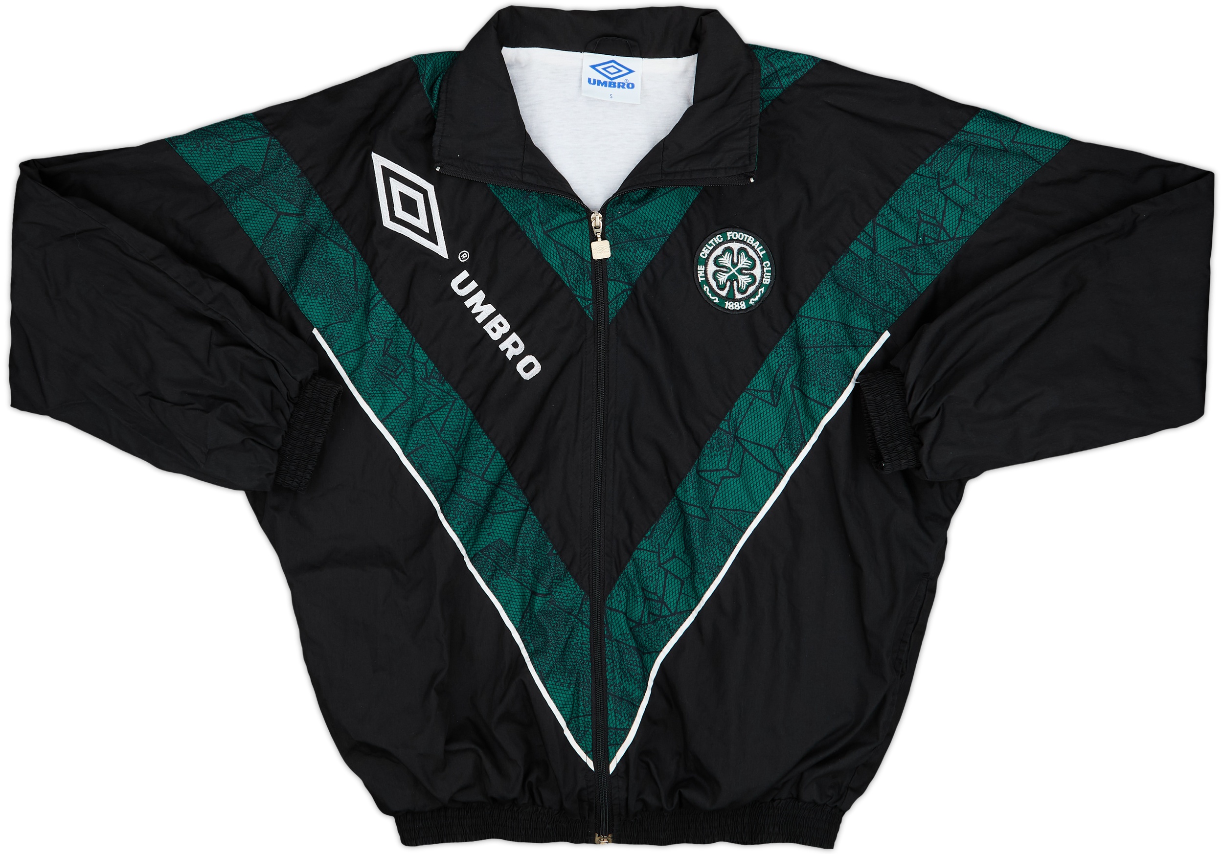 1995-97 Celtic Umbro Track Jacket - 8/10 - (S)