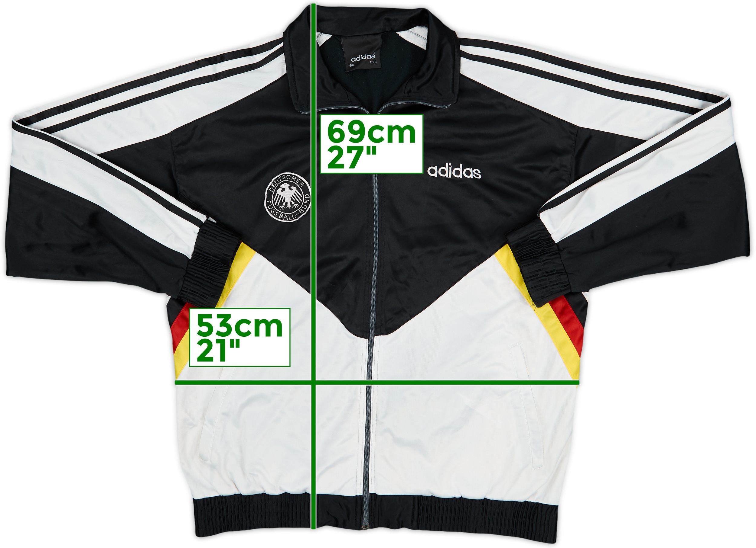 1994-96 Germany adidas Track Jacket - 7/10 - (L)