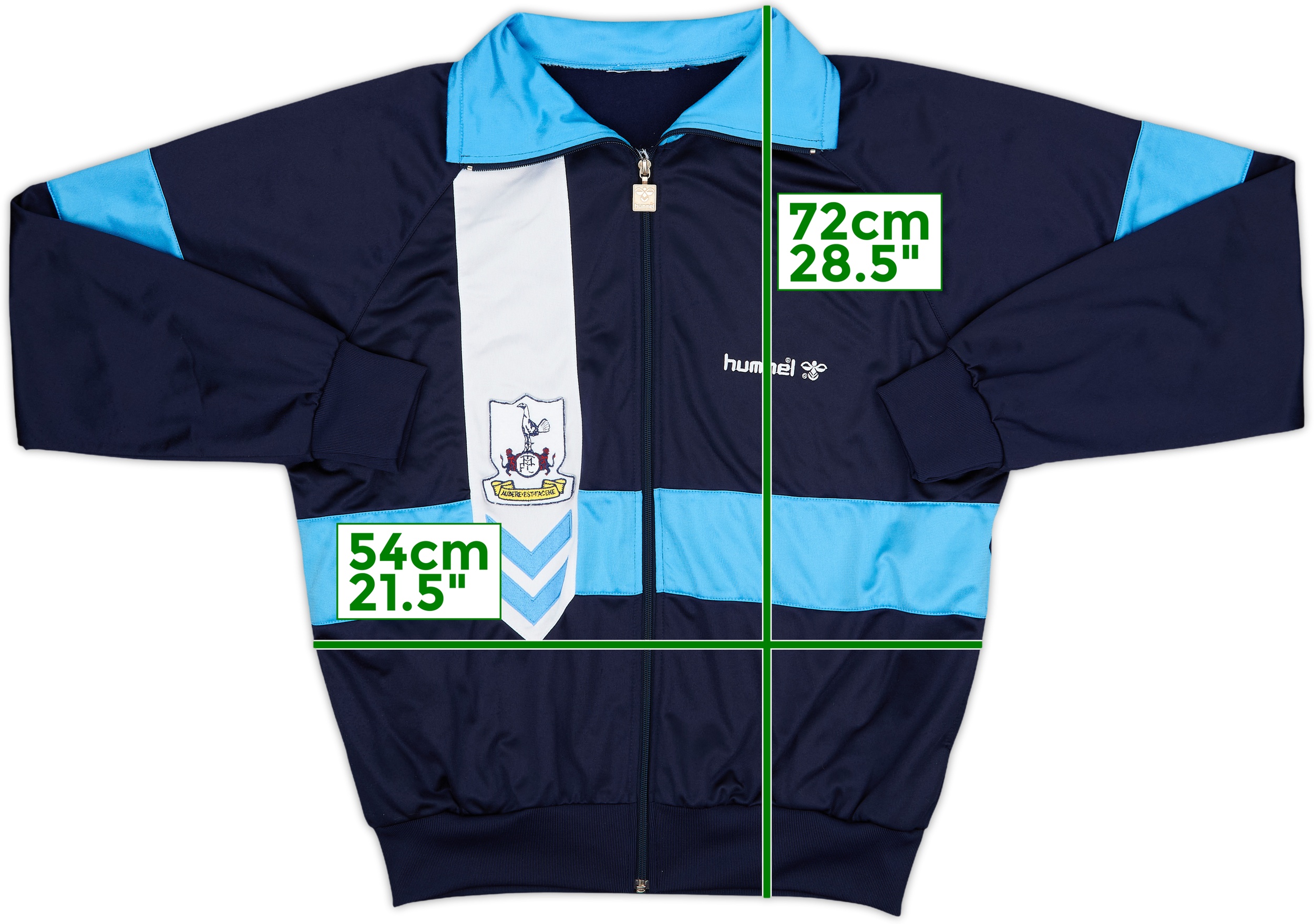 1987-88 Tottenham Hummel Track Jacket - 8/10 - (L)