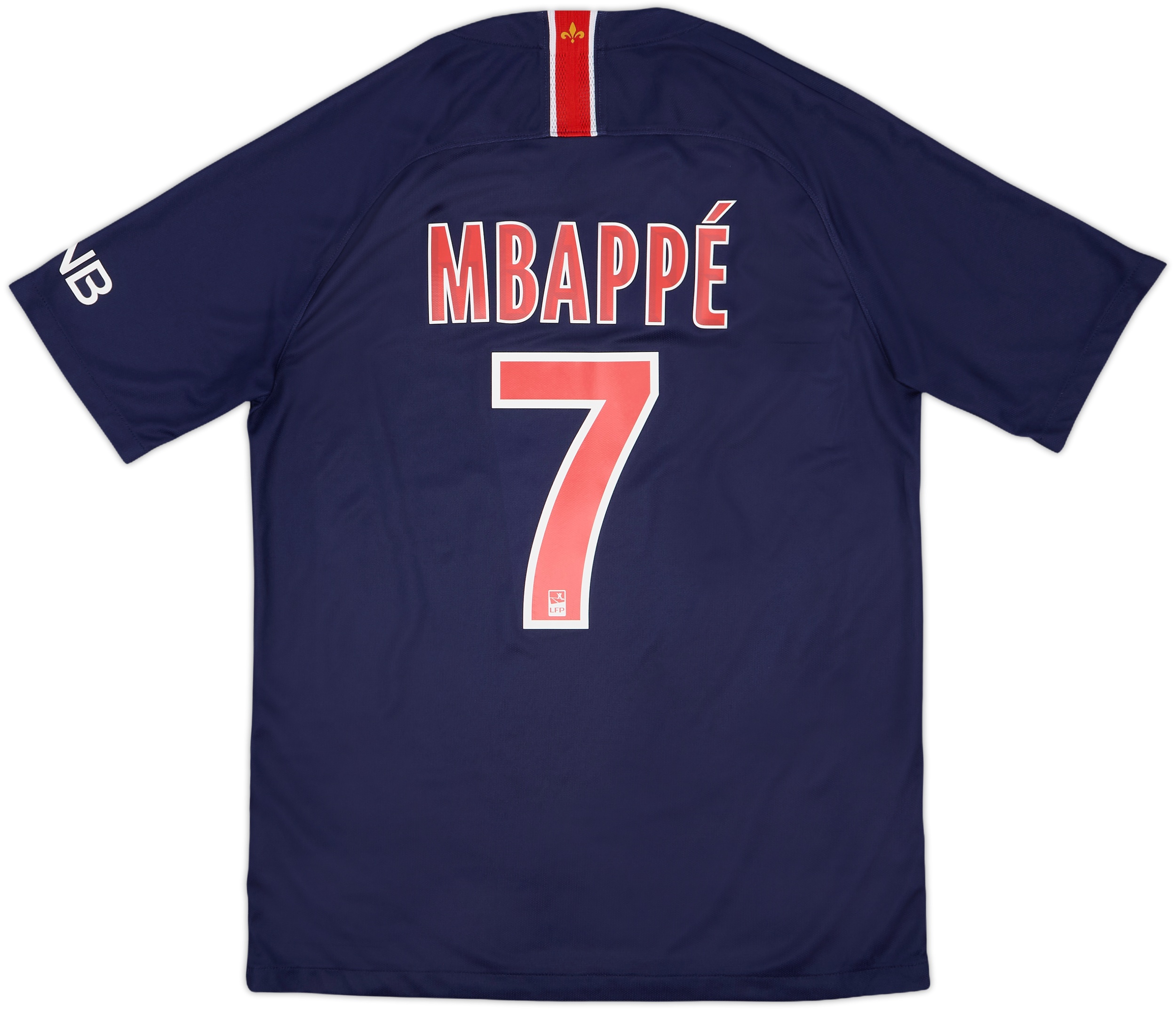 2018-19 Paris Saint-Germain Home Shirt Mbappe #7 - 9/10 - (M)