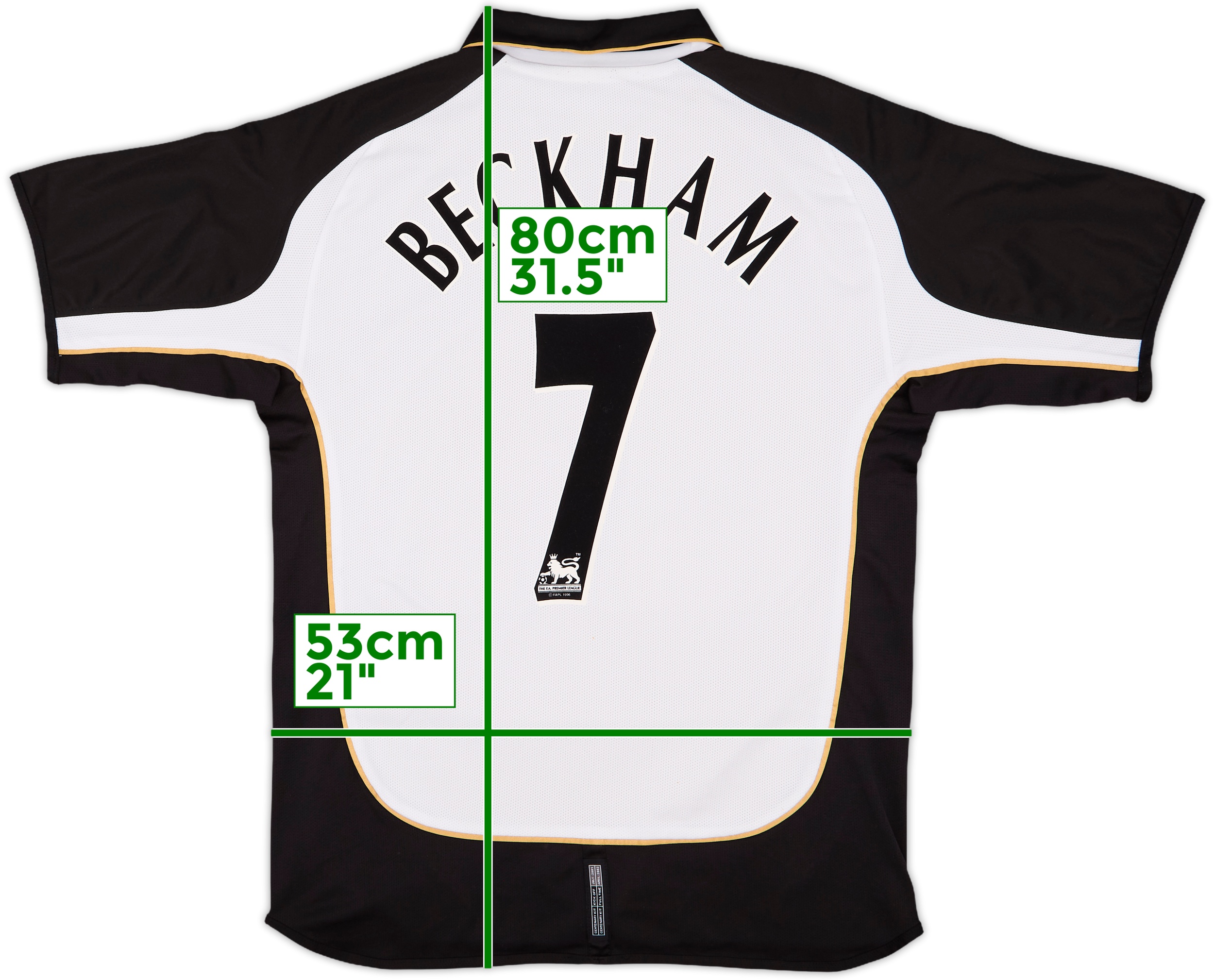 2001-02 Manchester United Centenary Away/Third Shirt Beckham