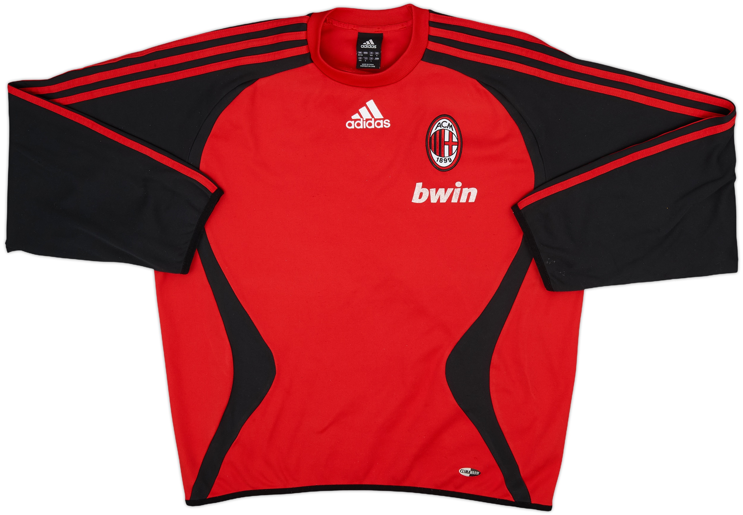 adidas AC MILAN ロゴプリント 三本ライン ゲームシャツ