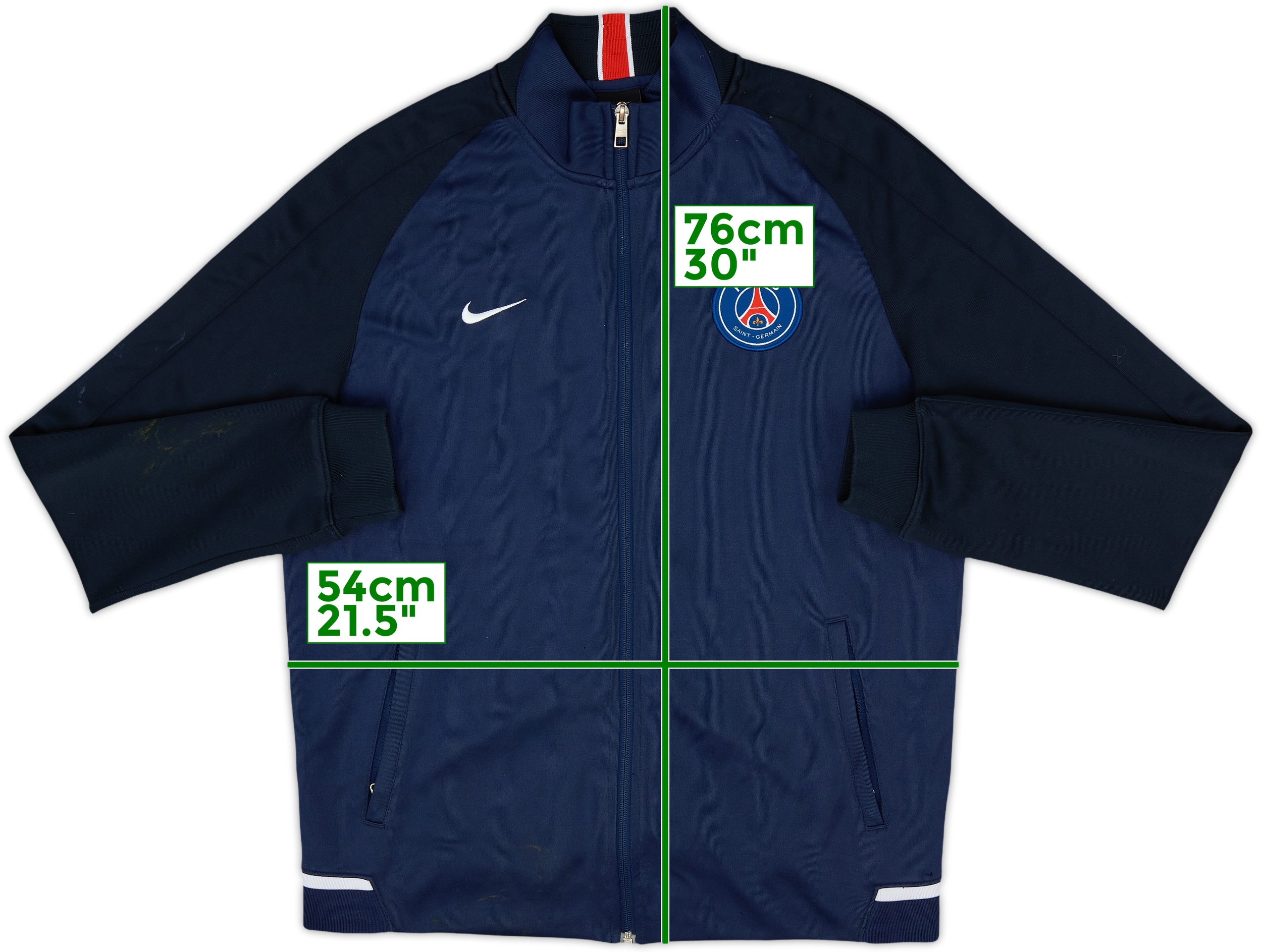 2016-17 Paris Saint-Germain Nike Track Jacket - 6/10 - (L)