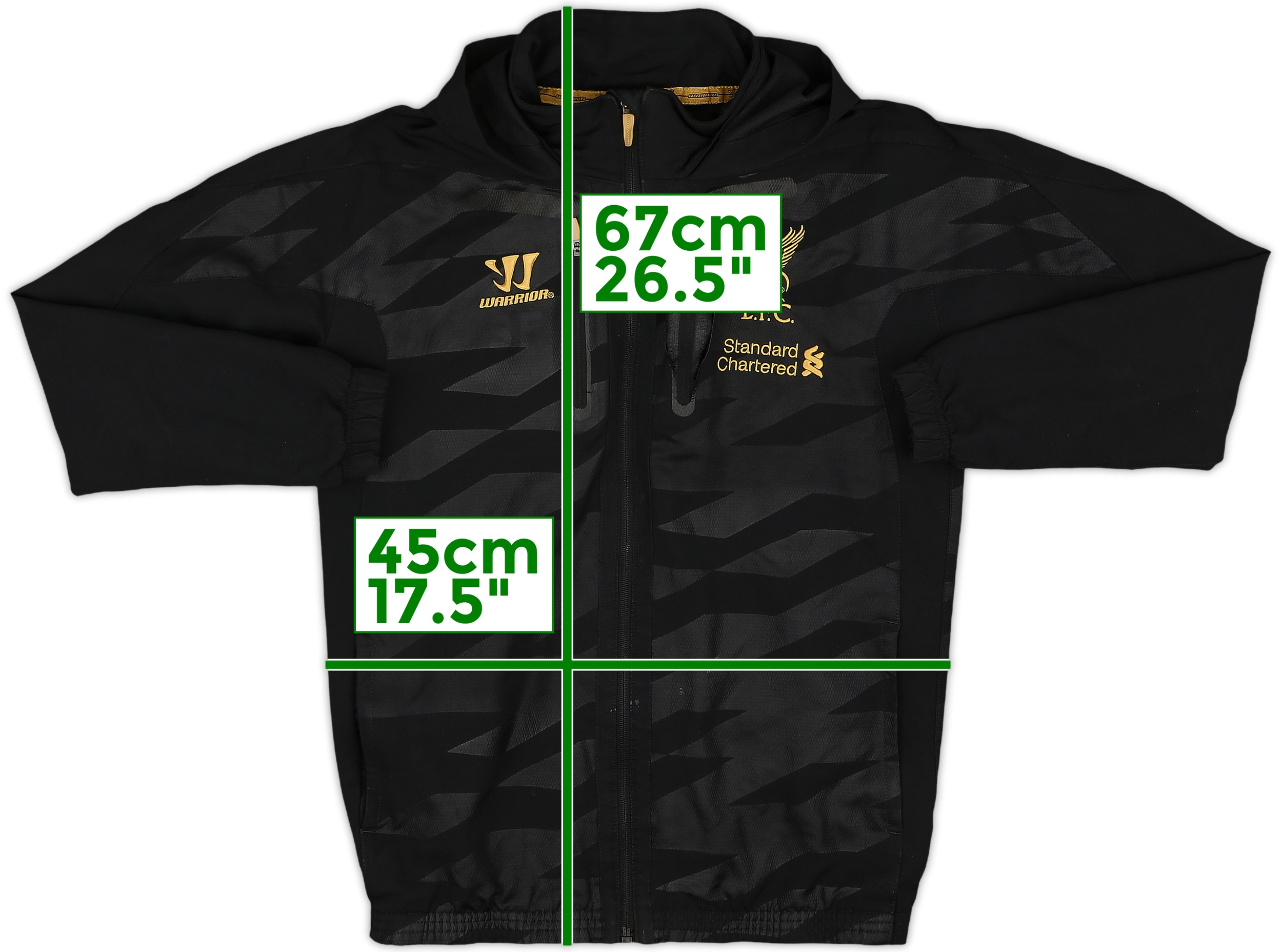 Liverpool FC Warrior 12-13ジャケット Mサイズ 2012-13 Liverpool Warrior Track Jacket - 8/10 - (XL.Boys)