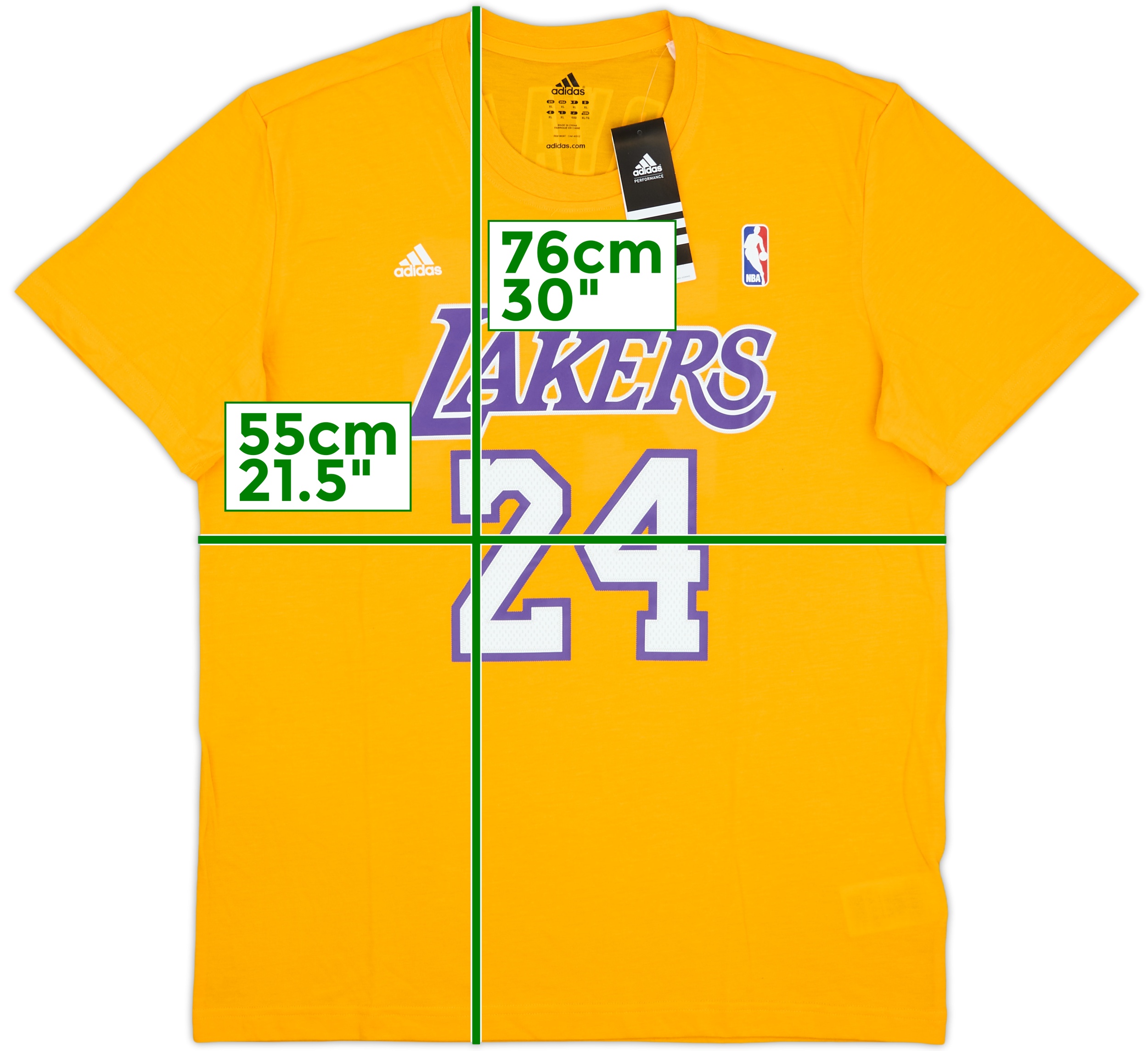 Yellow Kobe Bryant Jersey Vintage Authentic 90s Kobe Bryant LA