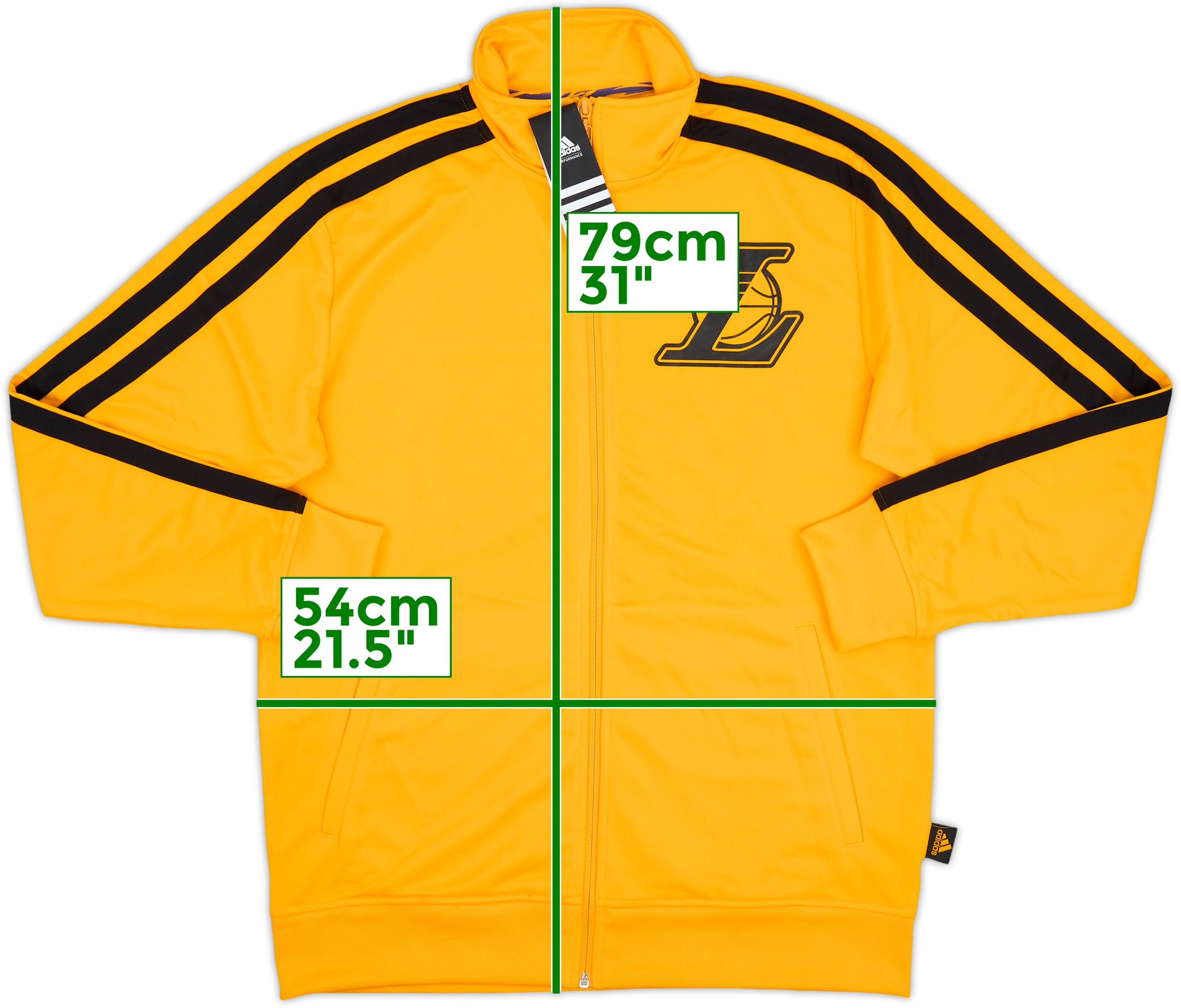 2012-13 LA Lakers adidas Track Jacket (L)
