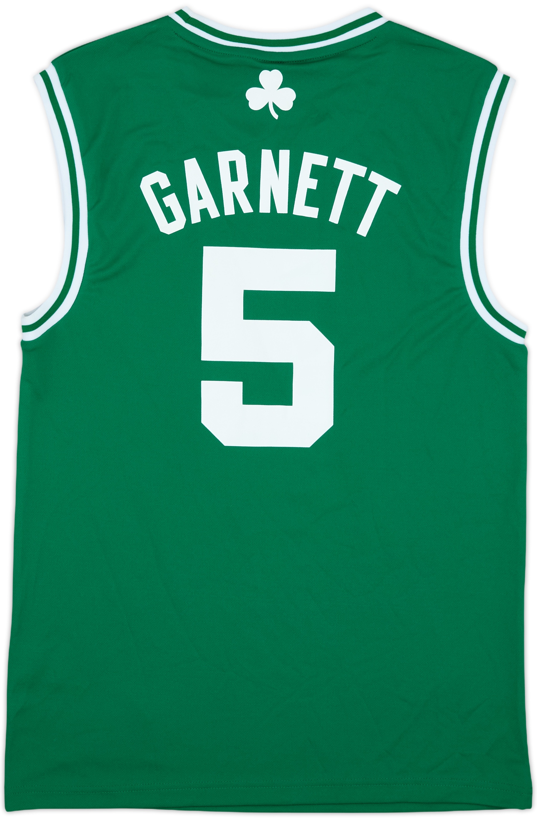 2010-13 Boston Celtics Garnett #5 adidas Away Jersey (S)