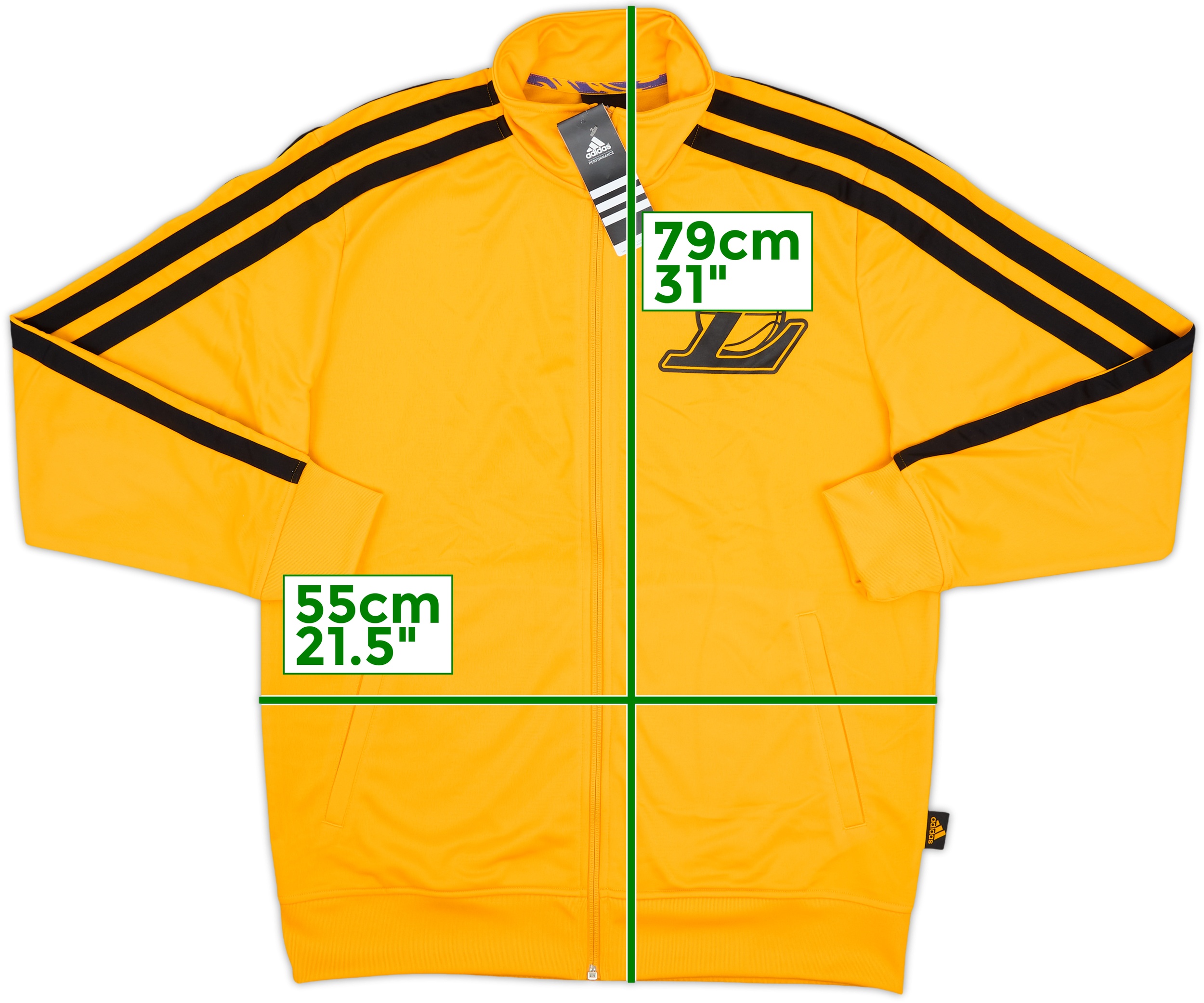 2012-13 LA Lakers adidas Track Jacket (L)