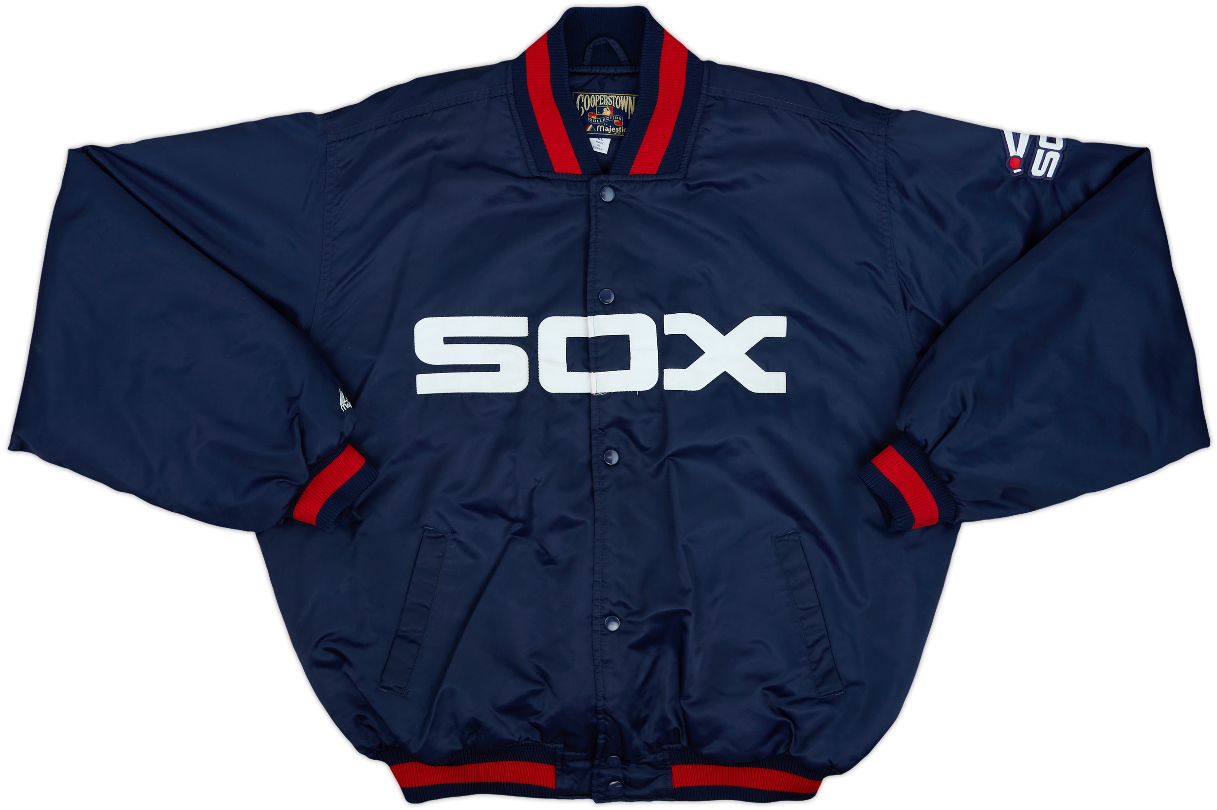 Chicago White Sox スタジャン PUBLUX 1990s Chicago White Sox Chalk Line Satin Varsity Jacket - 5