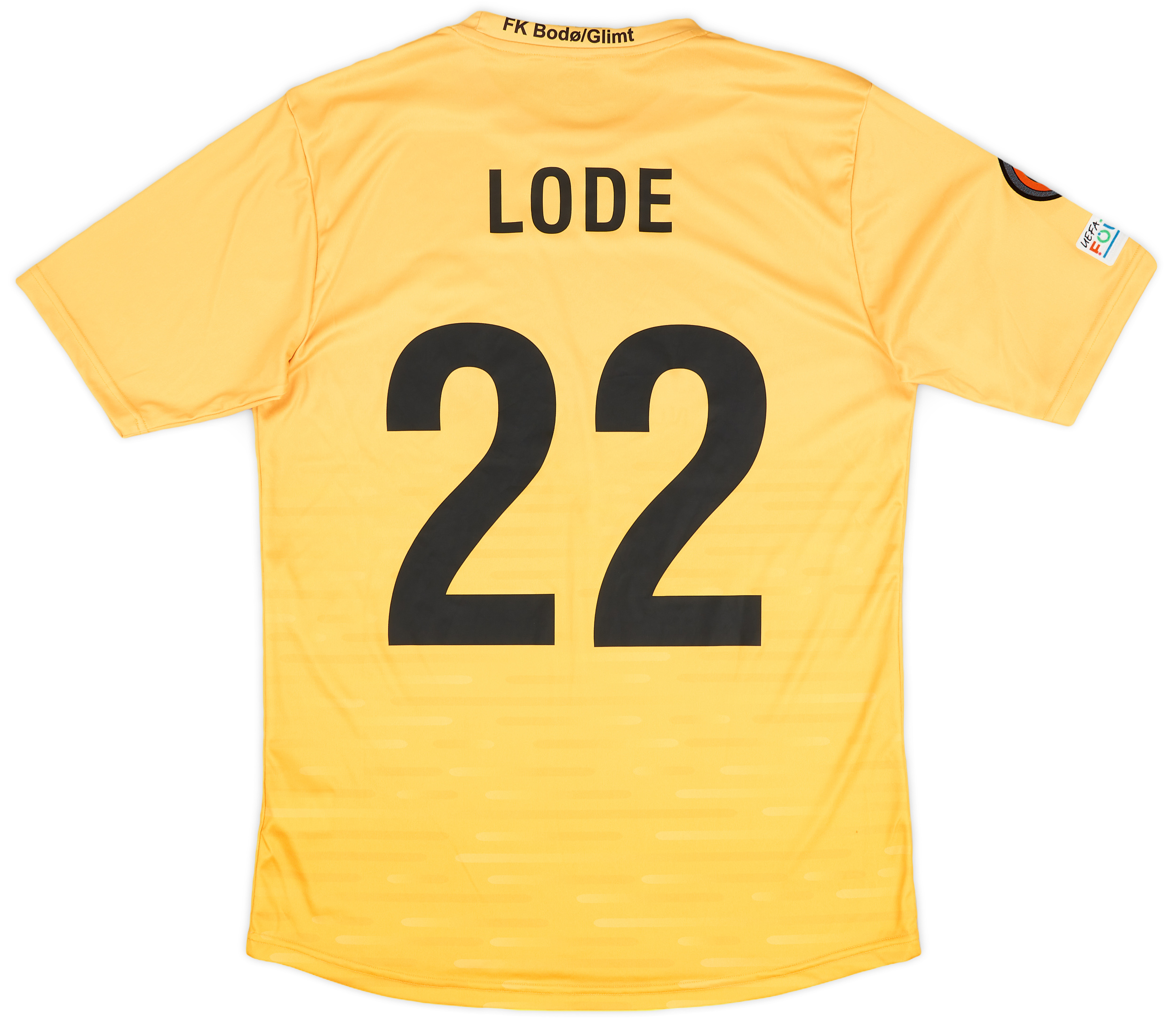 2022 23 Bod Glimt Match Issue Europa League Home Shirt Lode 22 2022-23-bod-glimt-match-issue-europa-league-home-shirt-lode-22