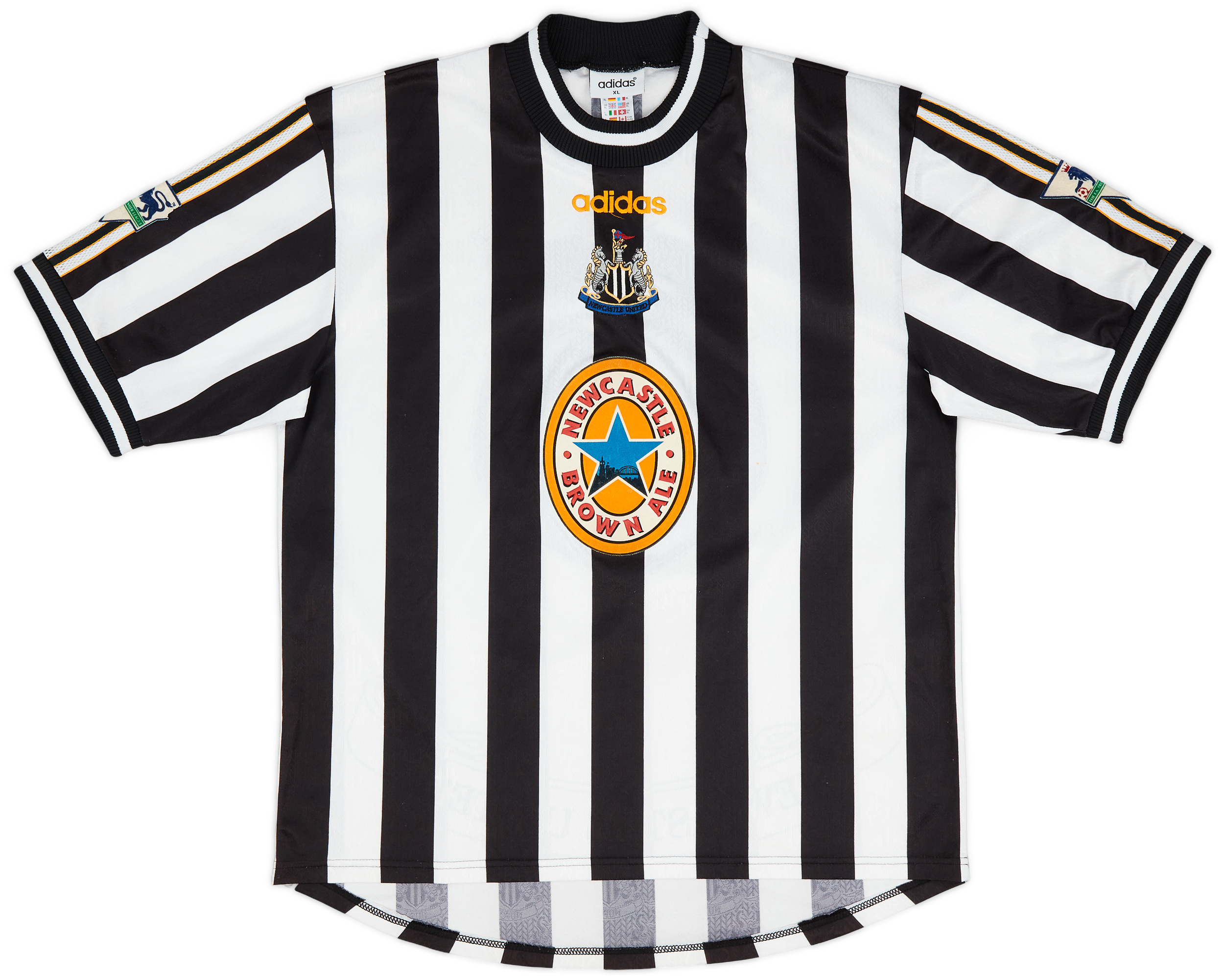 1997-99 Newcastle Home Shirt Batty #4 - 6/10 - (XL)