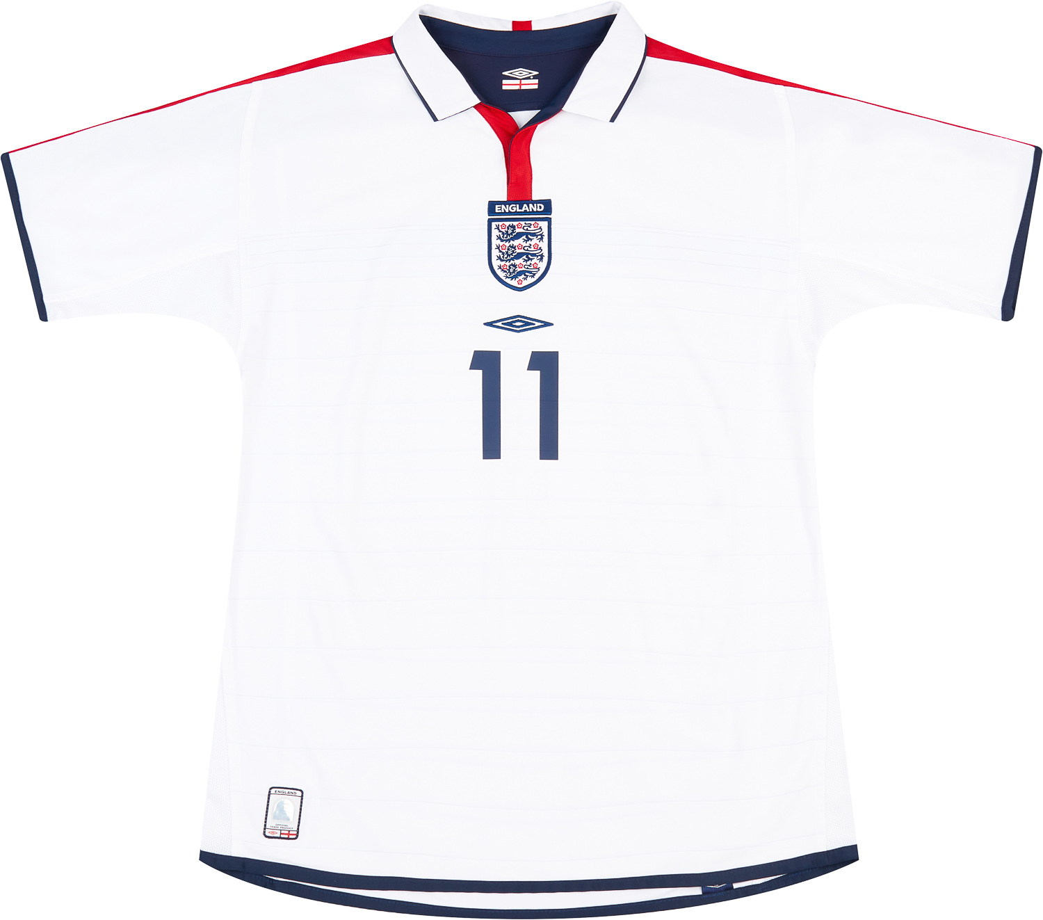 ウェア England 03-05  kit Official Vintage England National Team Shirt 2003-05 Size M